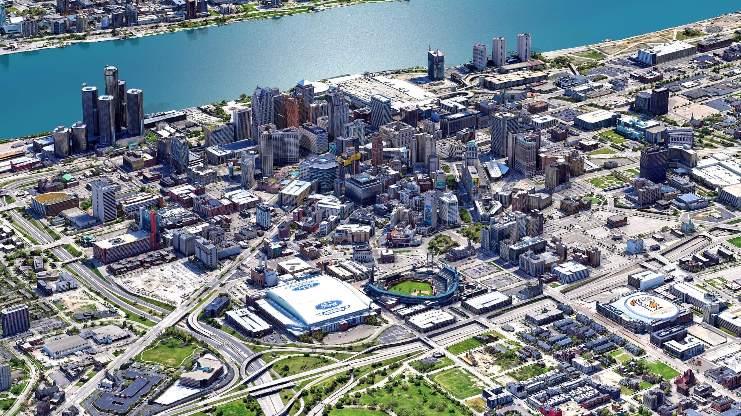Detroit 3D Scan City USA 3D Model 3D Model