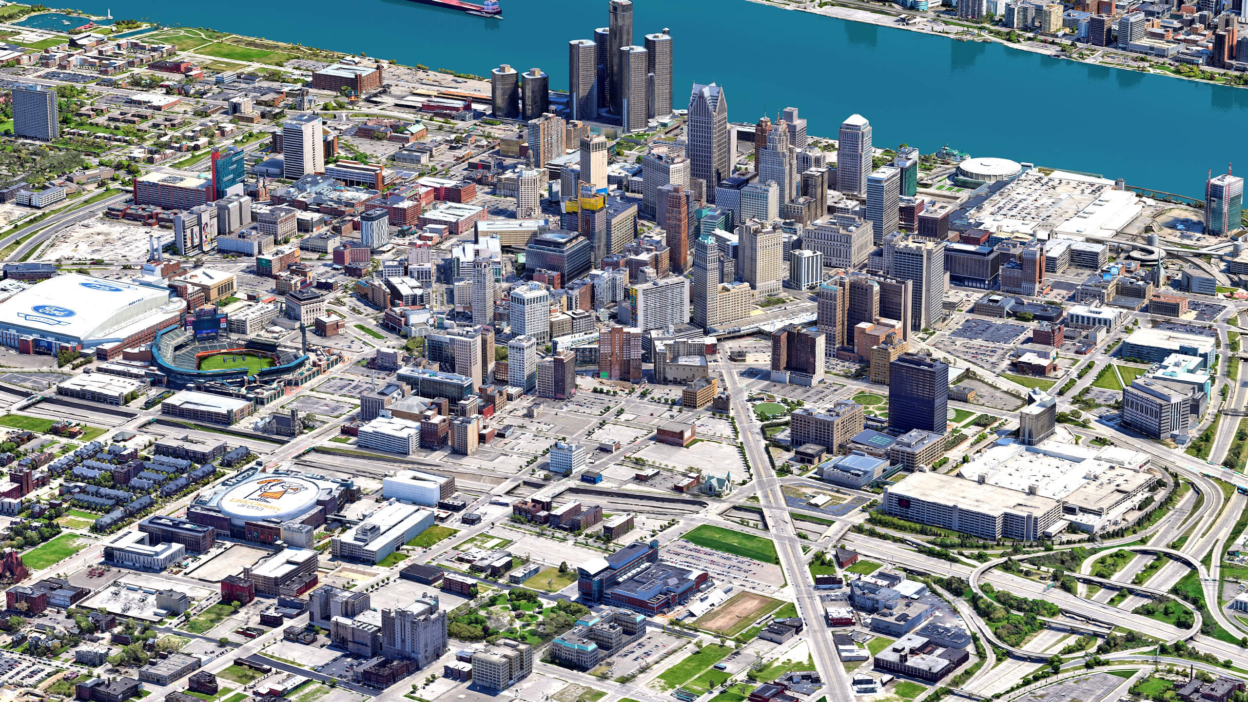 Detroit 3D Scan City USA 3D Model 3D Model