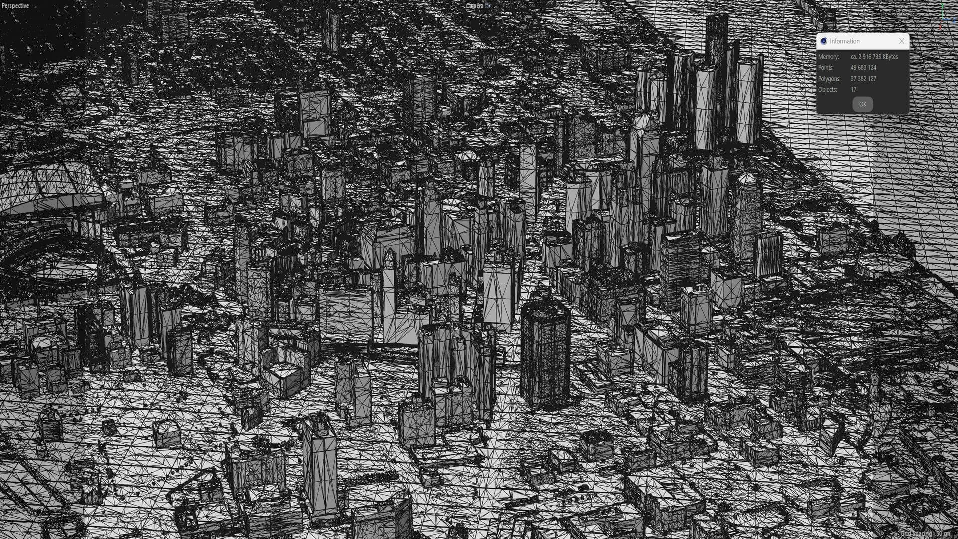Detroit 3D Scan City USA 3D Model 3D Model