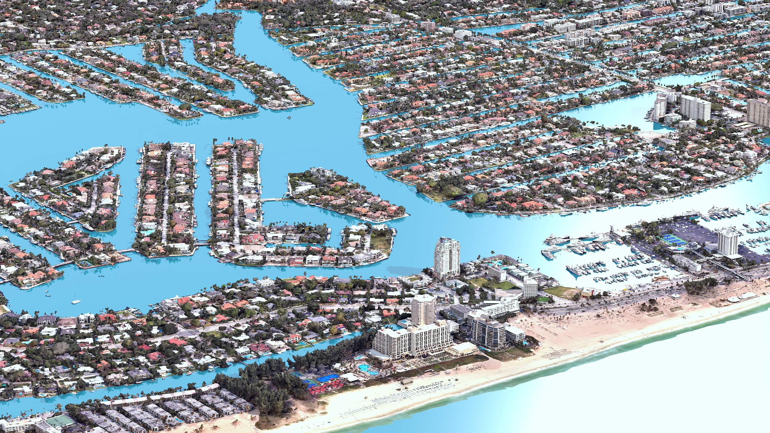 Fort Lauderdale 3D Scan City USA 3D Model 3D Model