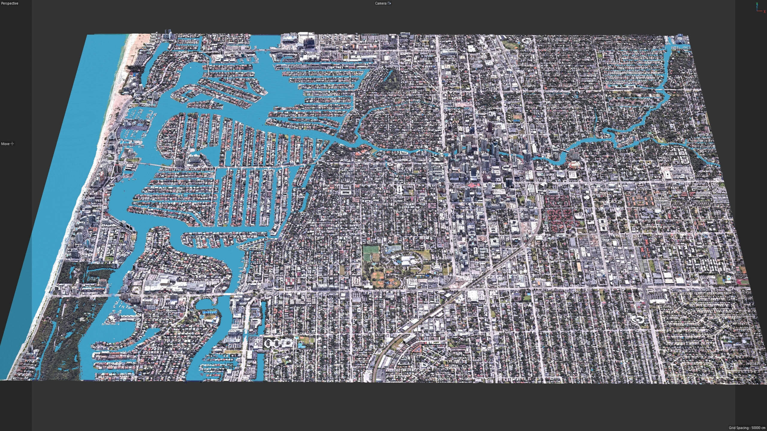 Fort Lauderdale 3D Scan City USA 3D Model 3D Model