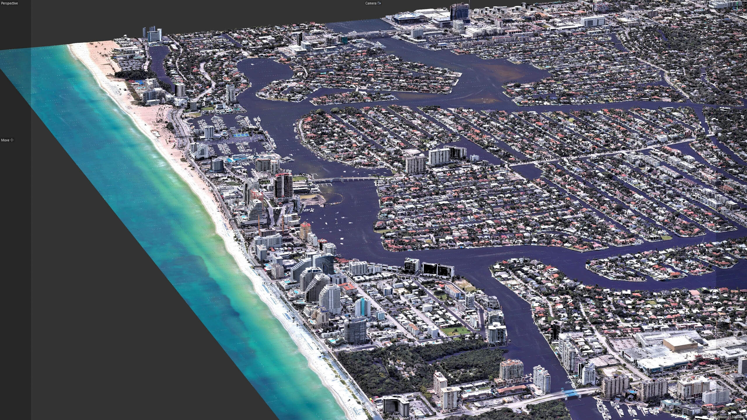 Fort Lauderdale 3D Scan City USA 3D Model 3D Model