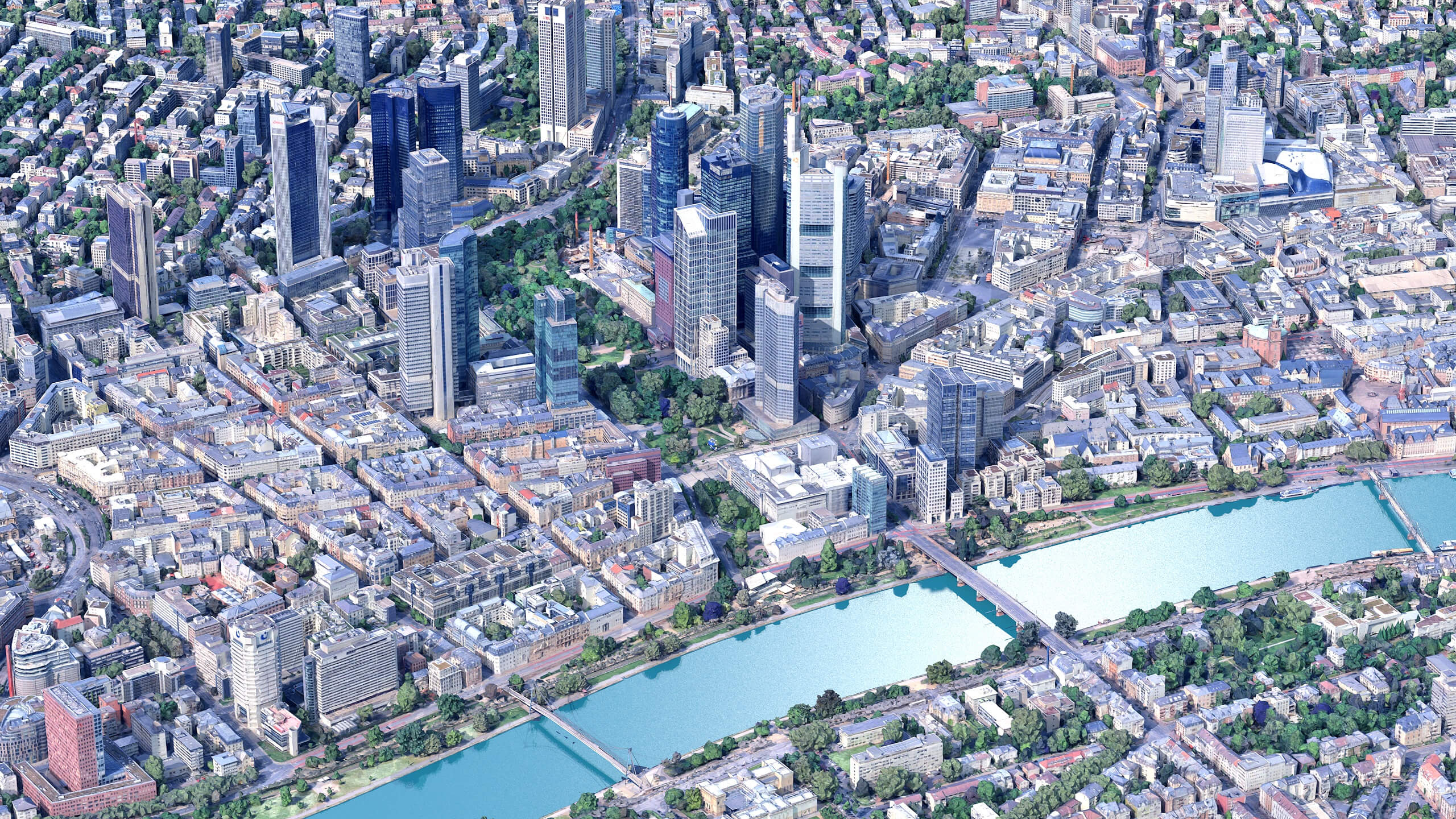 Frankfurt 3D Scan City Germany 3D Model 3D Model