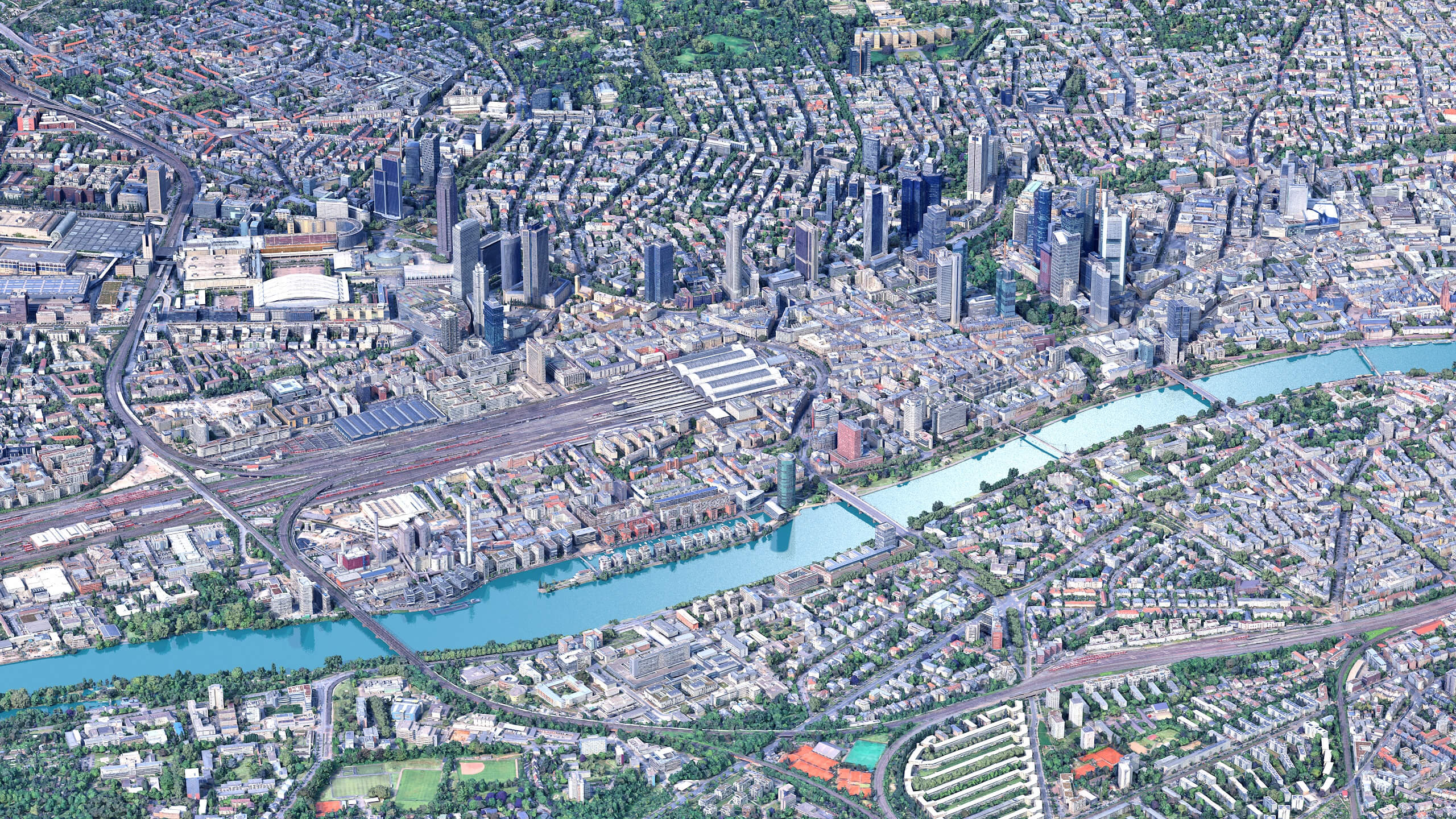 Frankfurt 3D Scan City Germany 3D Model 3D Model