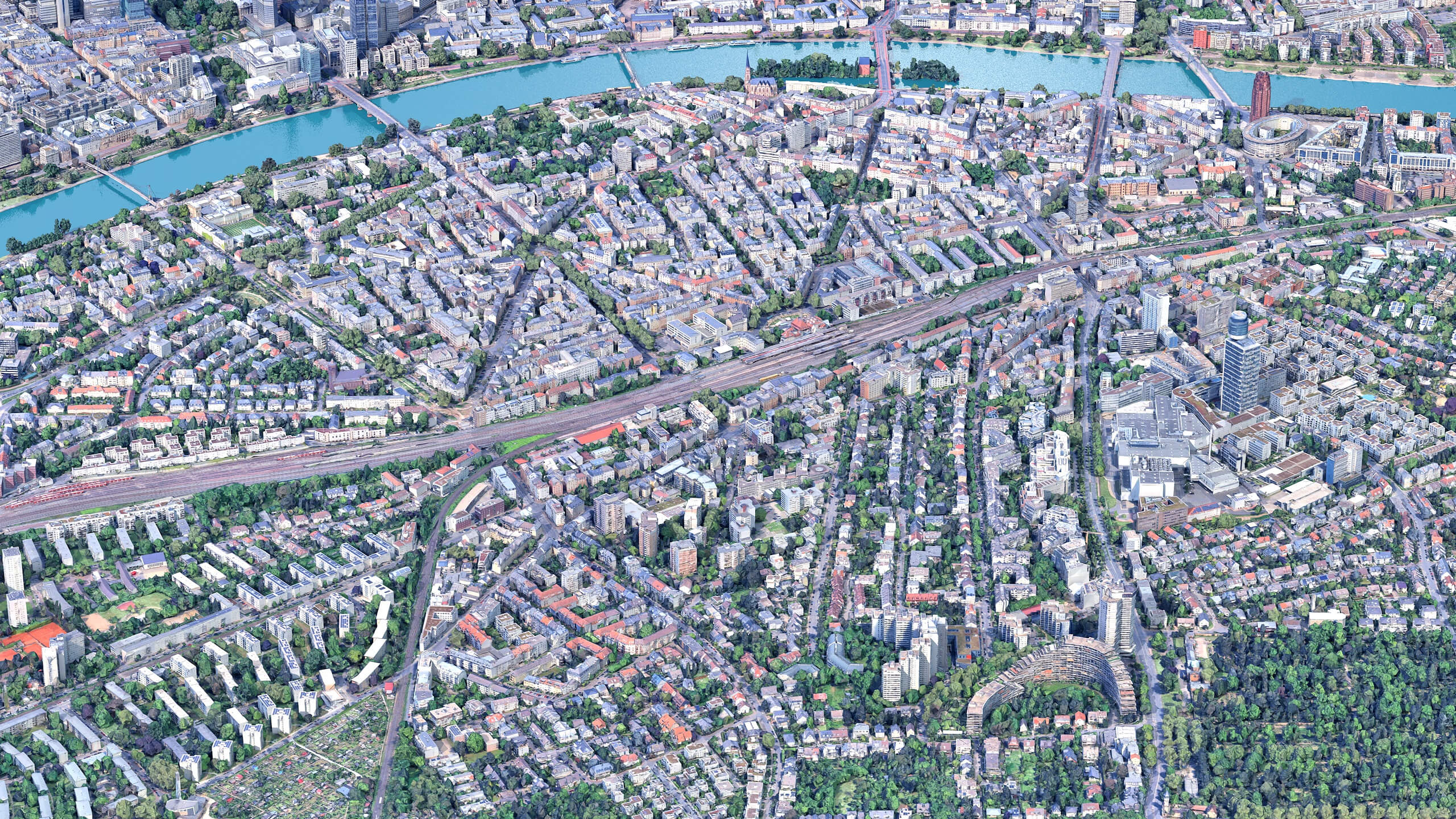 Frankfurt 3D Scan City Germany 3D Model 3D Model