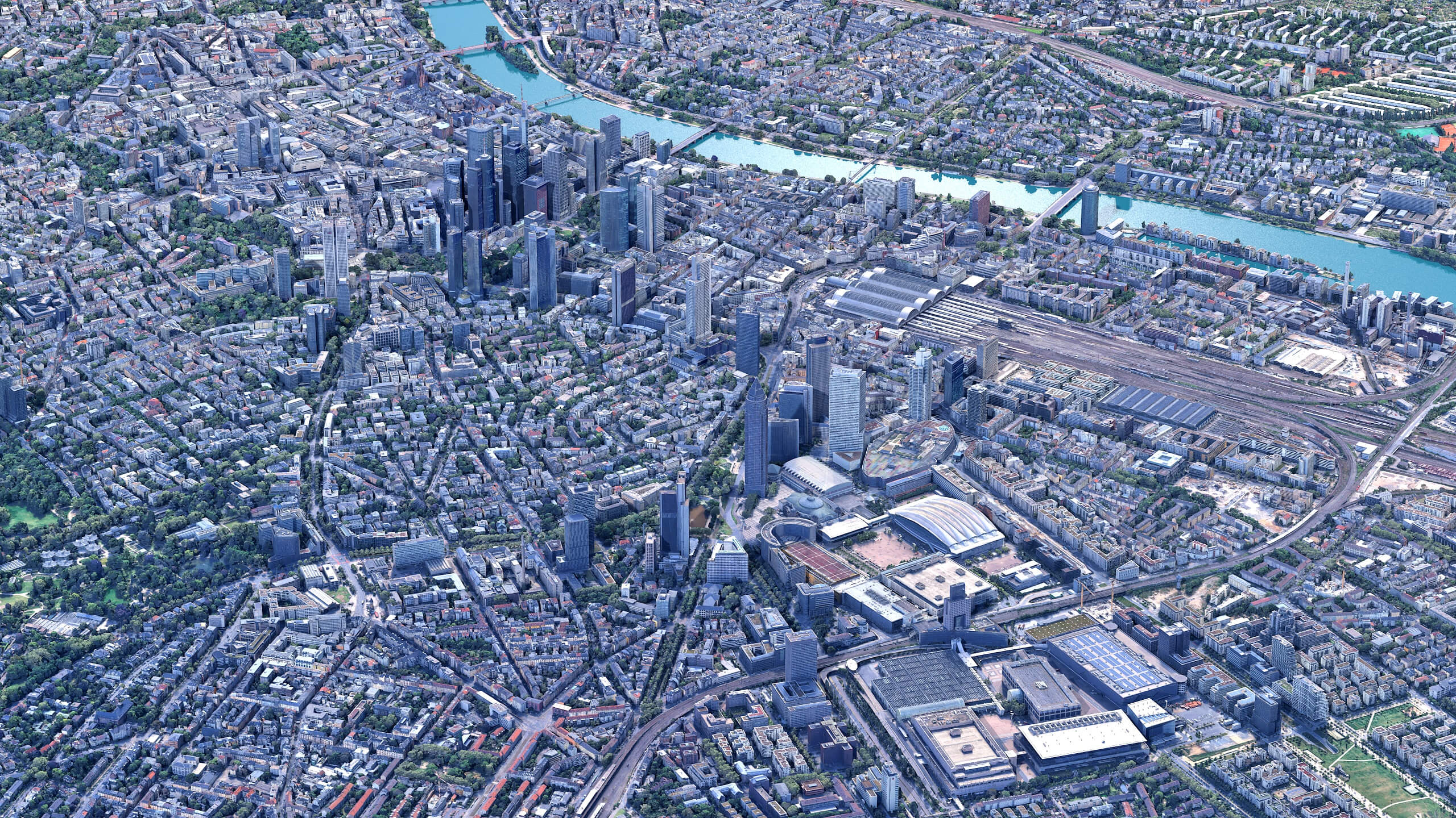 Frankfurt 3D Scan City Germany 3D Model 3D Model