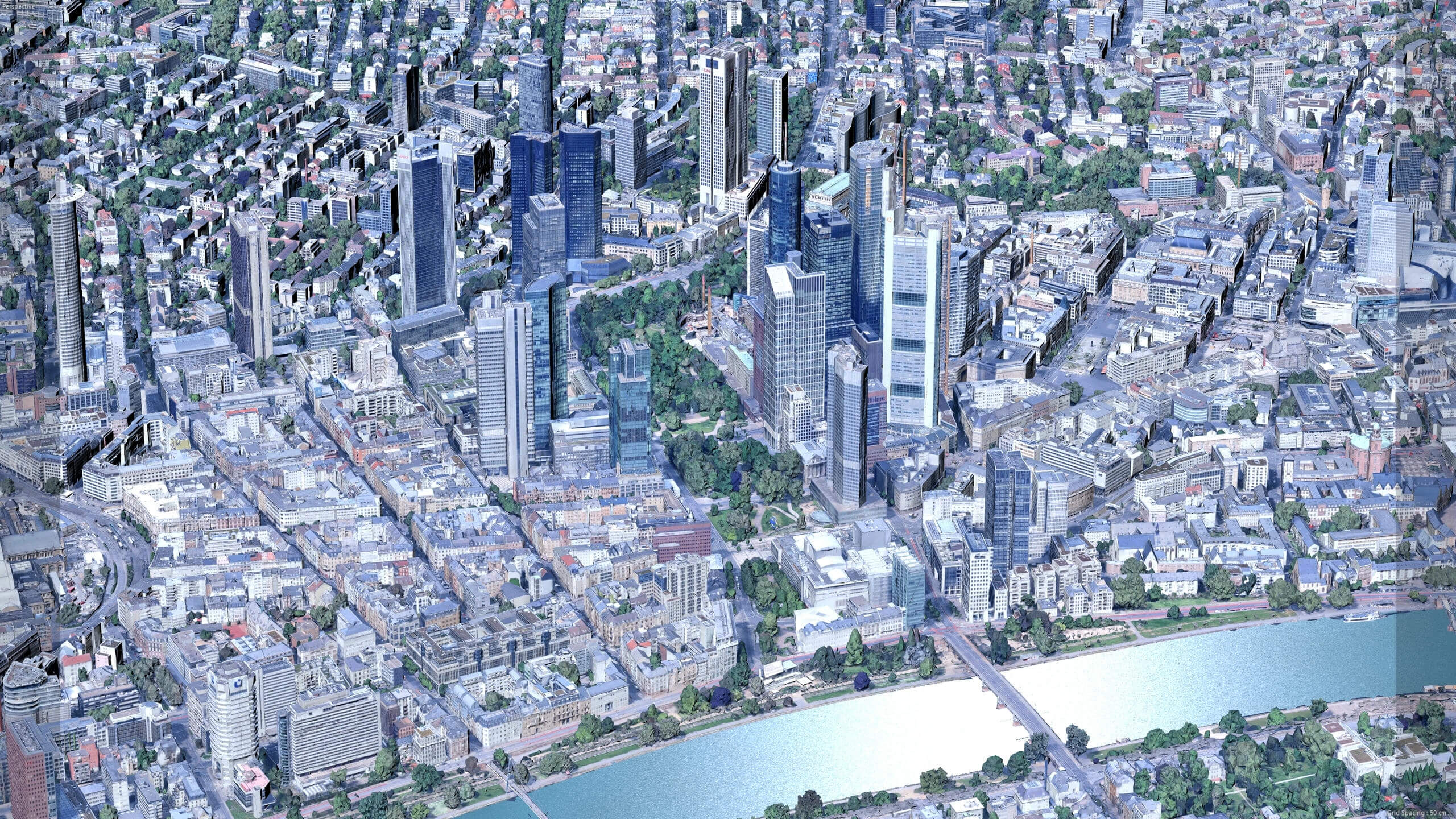 Frankfurt 3D Scan City Germany 3D Model 3D Model