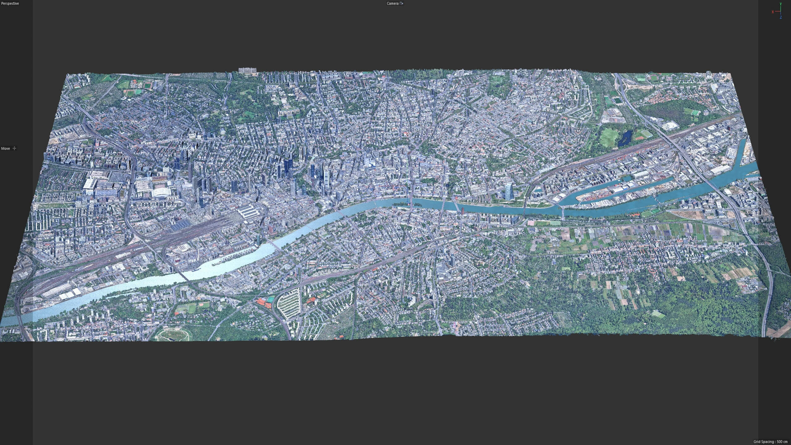 Frankfurt 3D Scan City Germany 3D Model 3D Model