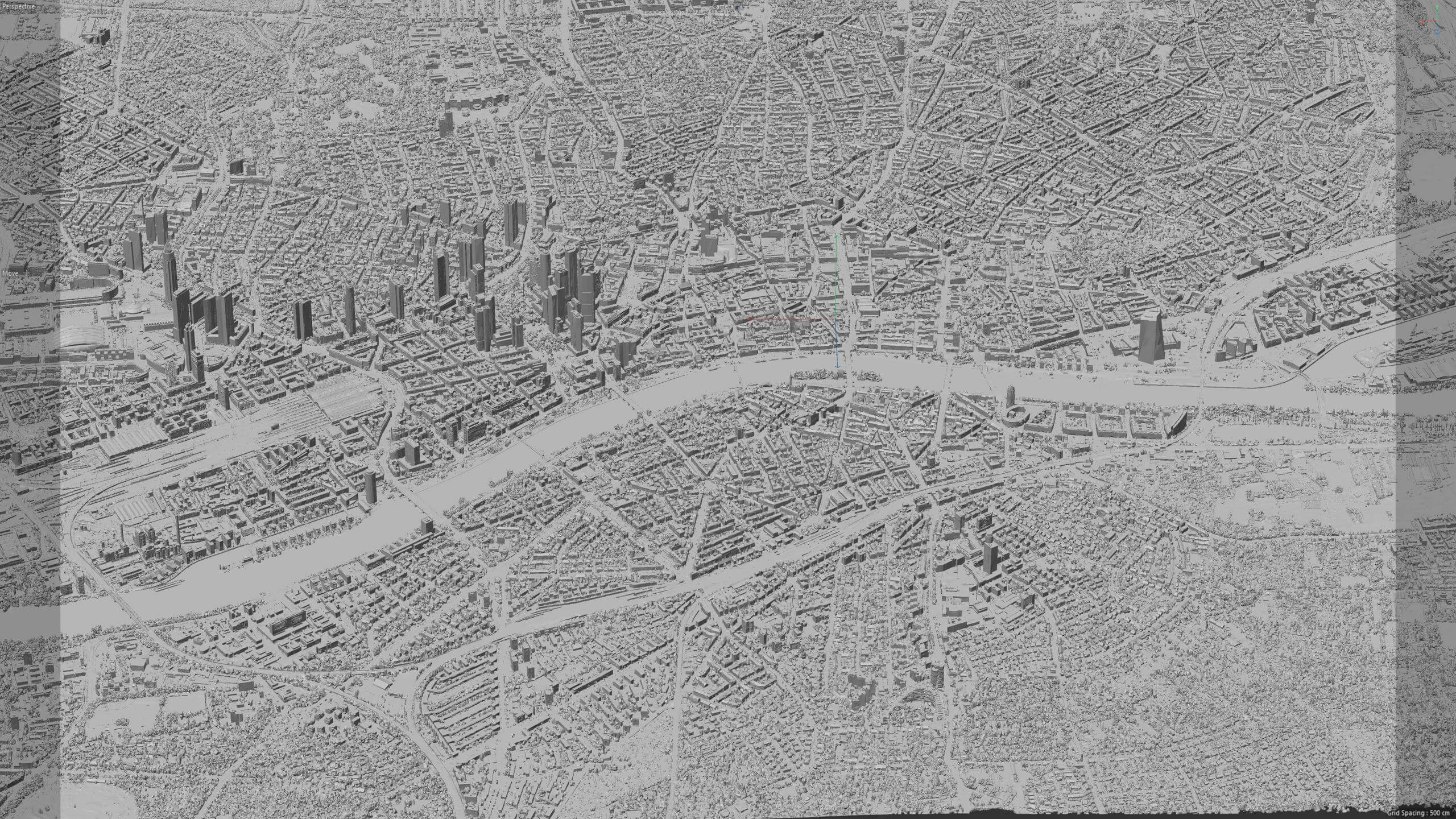 Frankfurt 3D Scan City Germany 3D Model 3D Model