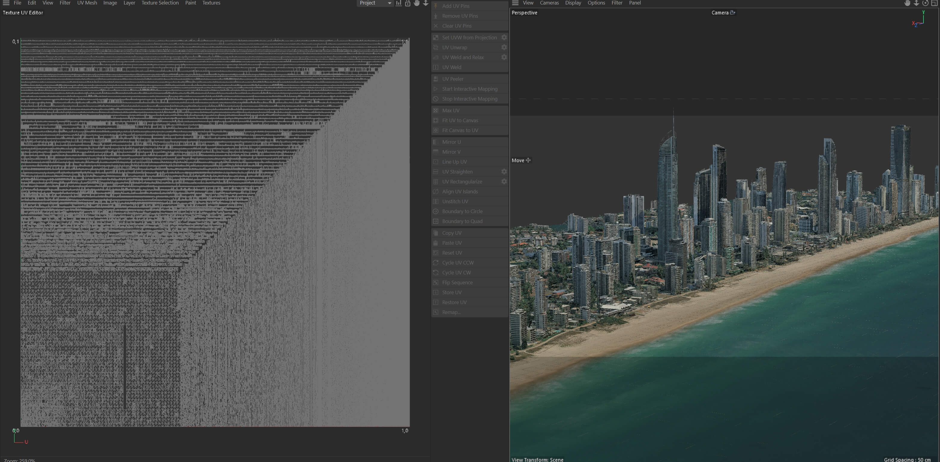 Gold Coast Beach 3D Scan Model Australia Low-Poly 3D Model 3D Model