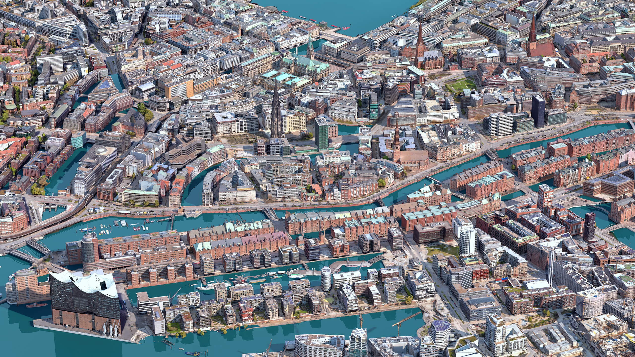 Hamburg 3D Scan City Germany 3D Model 3D Model
