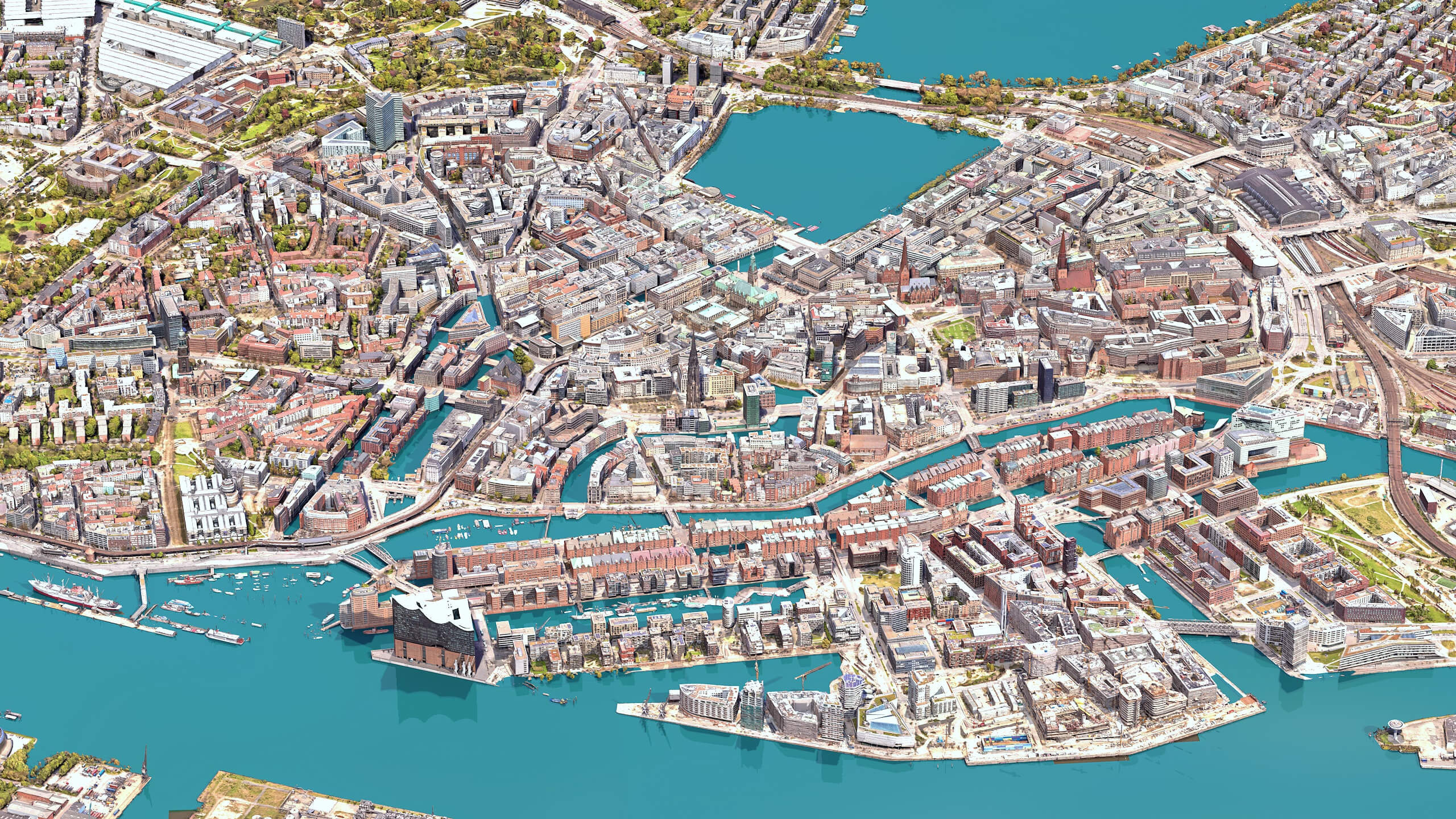 Hamburg 3D Scan City Germany 3D Model 3D Model