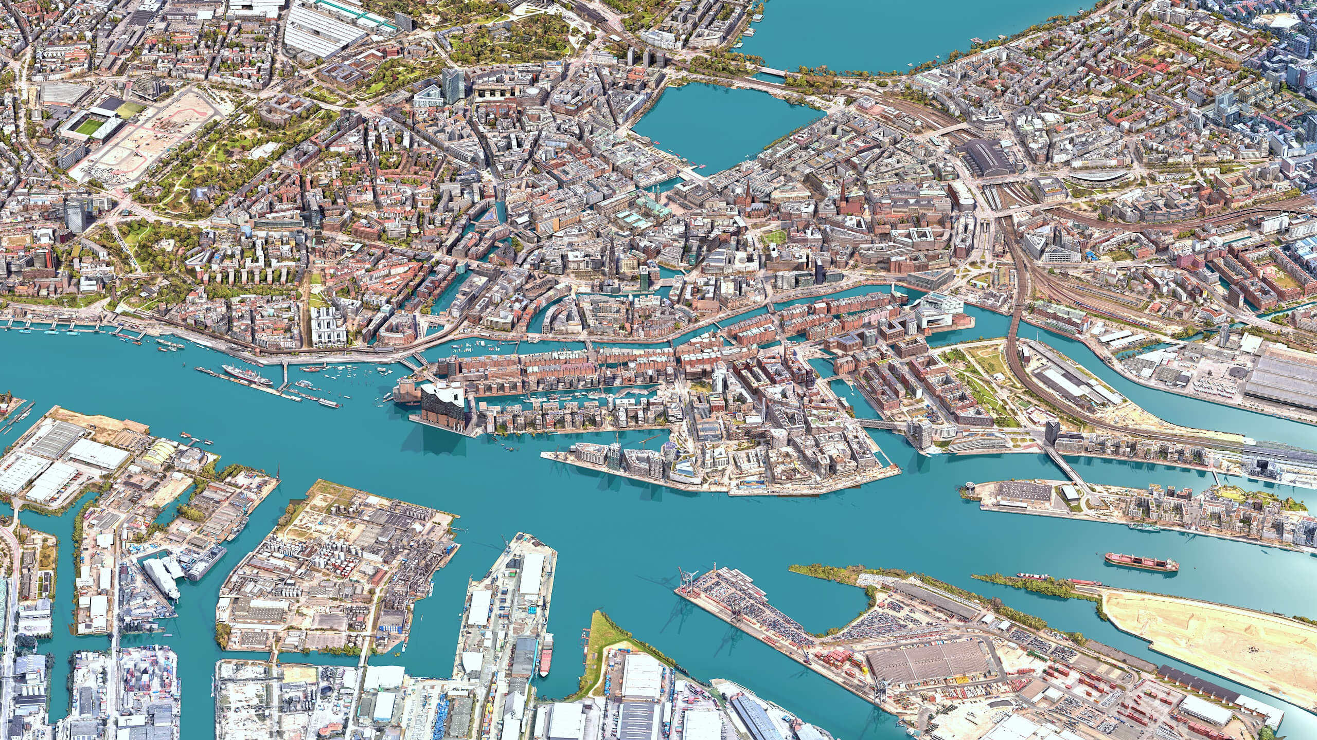 Hamburg 3D Scan City Germany 3D Model 3D Model