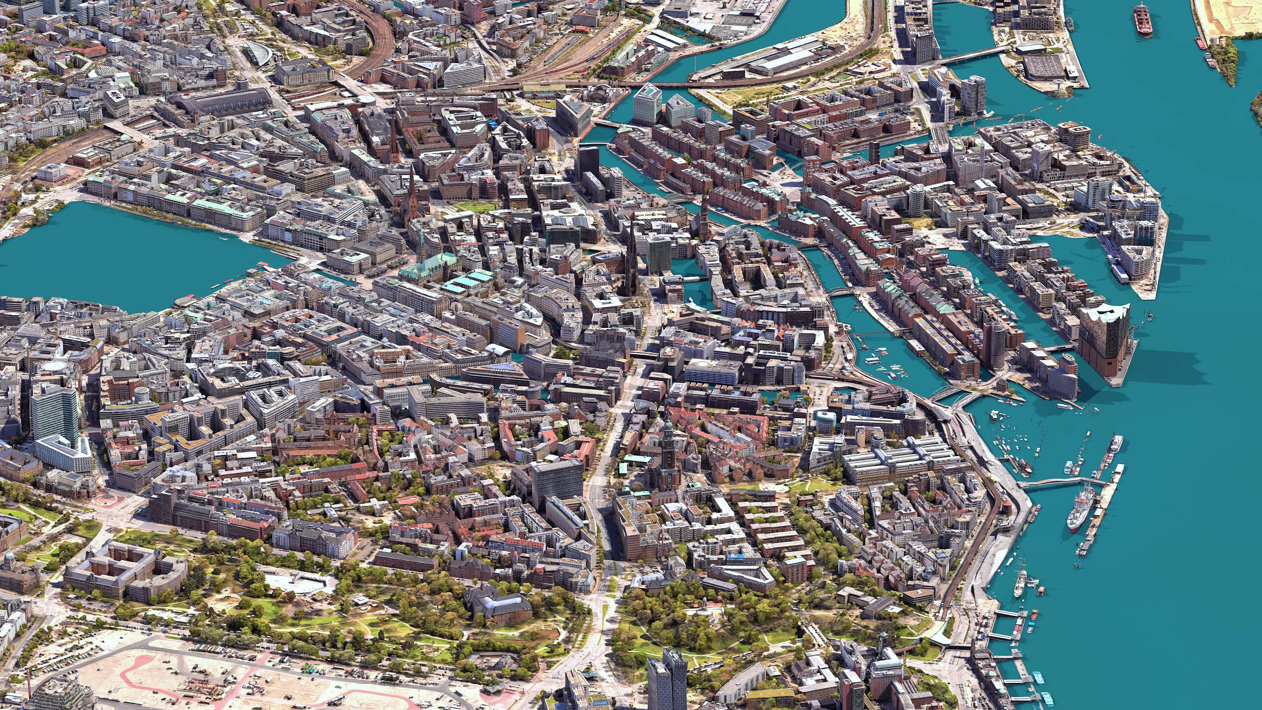 Hamburg 3D Scan City Germany 3D Model 3D Model
