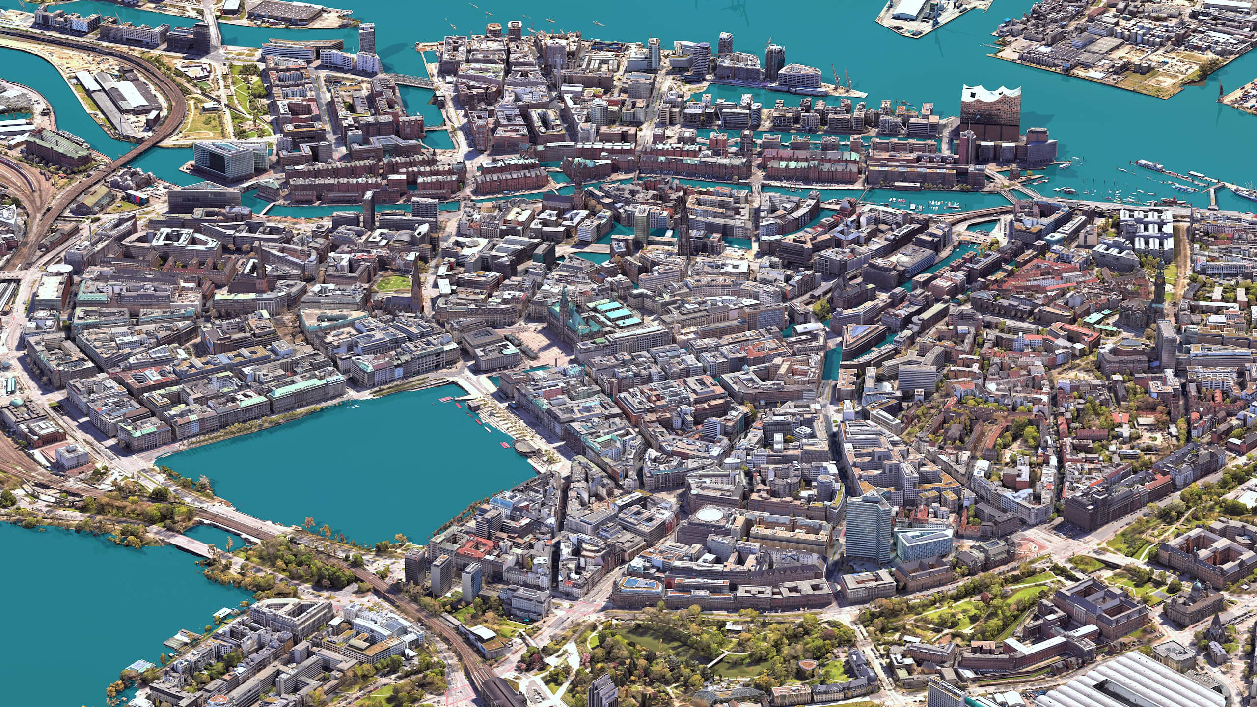 Hamburg 3D Scan City Germany 3D Model 3D Model