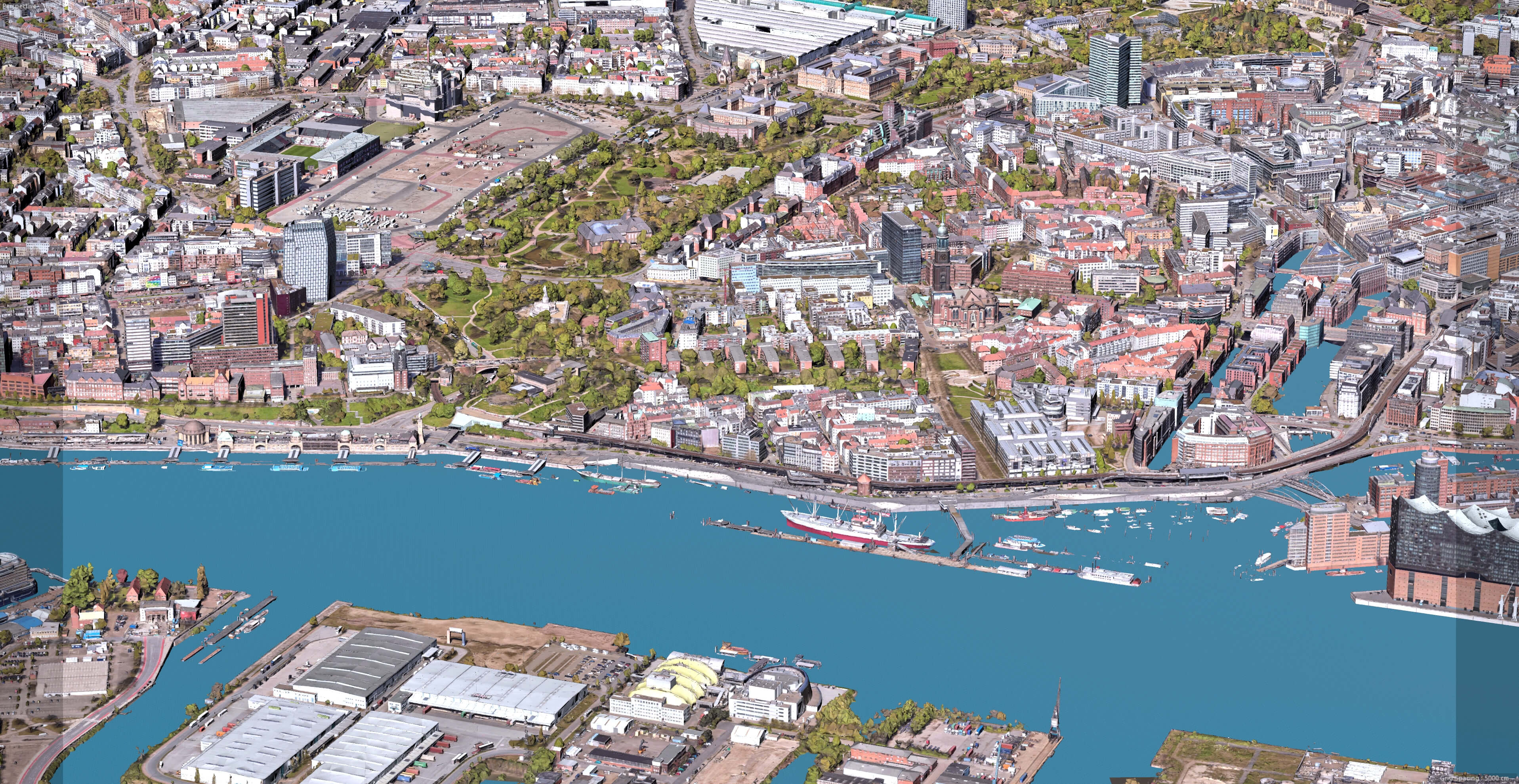 Hamburg 3D Scan City Germany 3D Model 3D Model