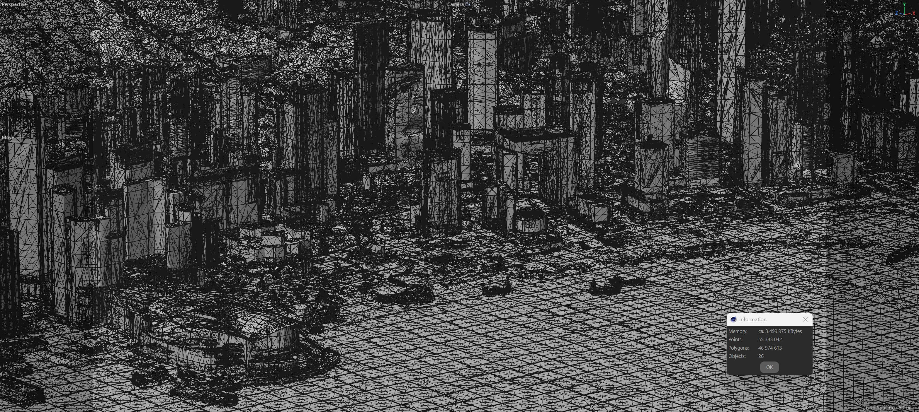 Hong Kong 3D Scan Terrain City China 3D Model 3D Model