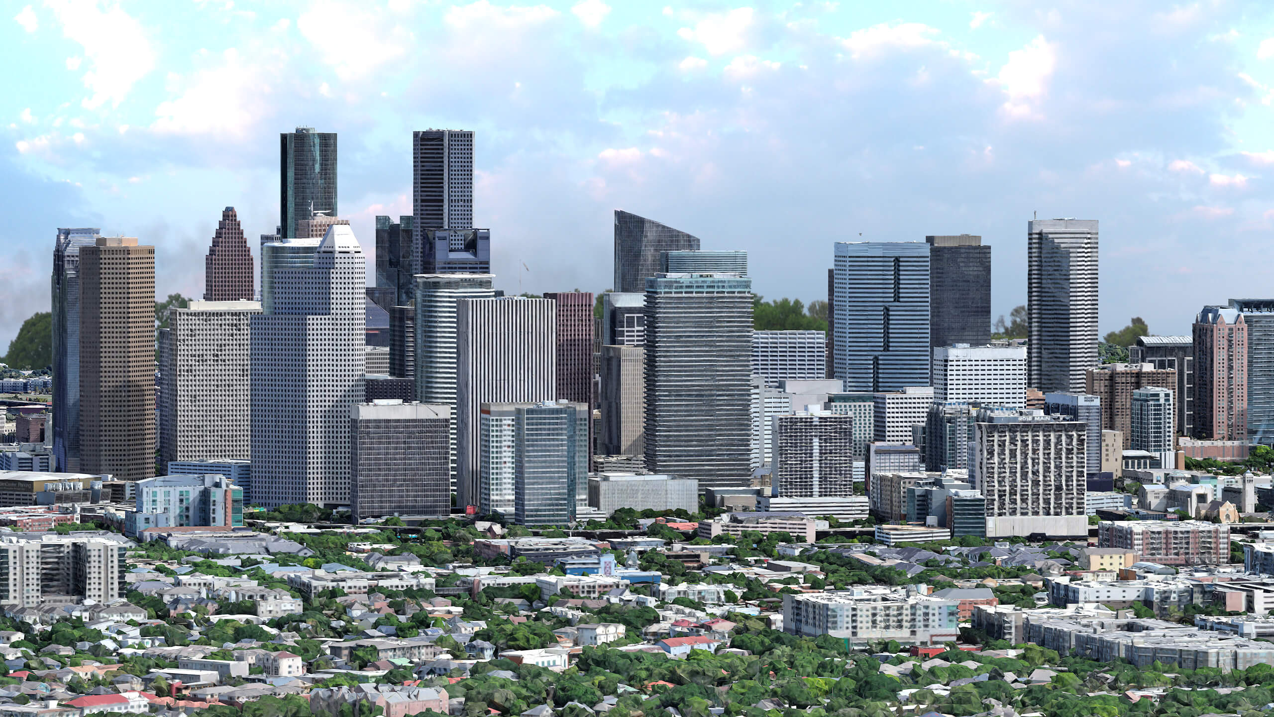 Houston 3D Scan City USA 3D Model 3D Model