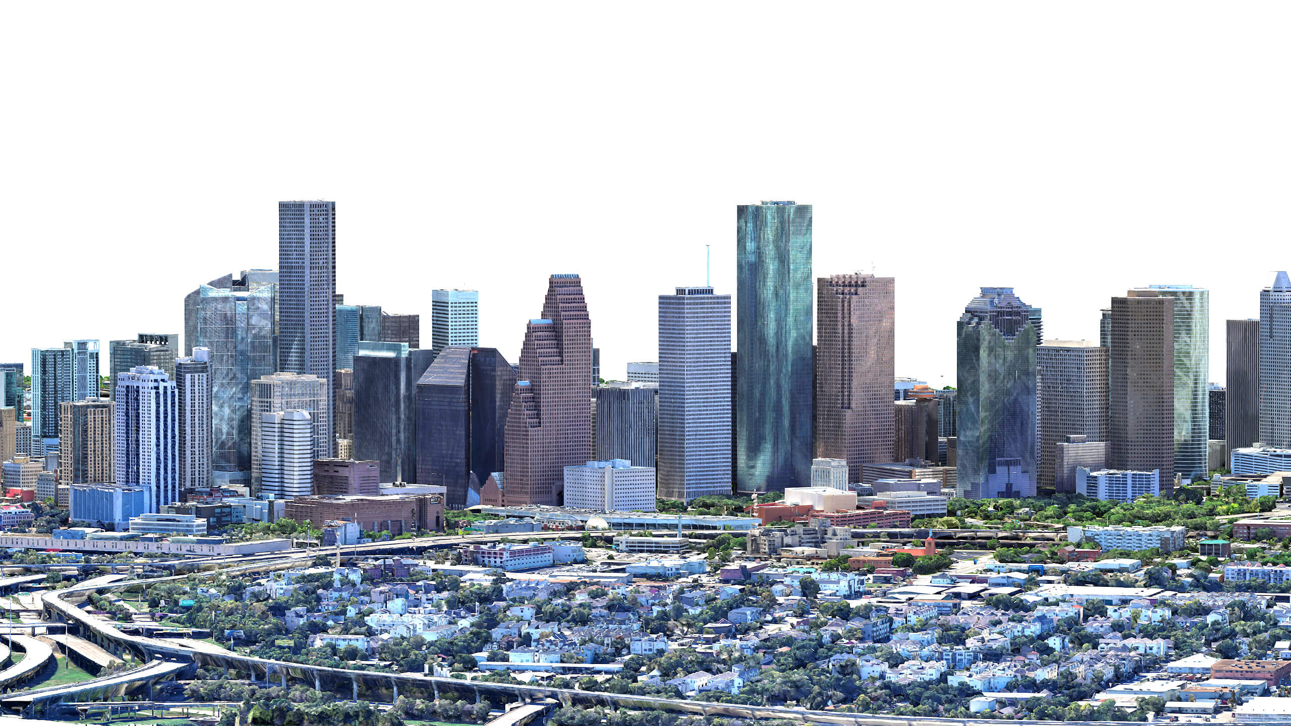 Houston 3D Scan City USA 3D Model 3D Model