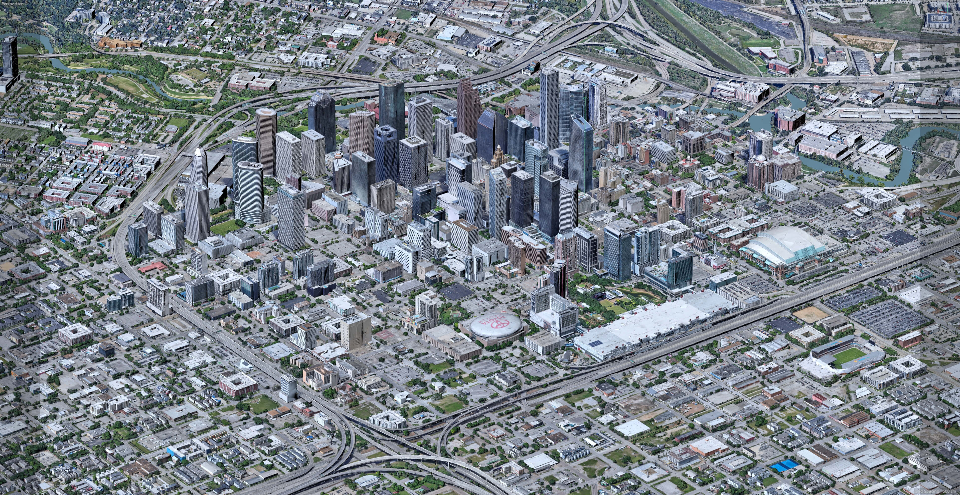Houston 3D Scan City USA 3D Model 3D Model