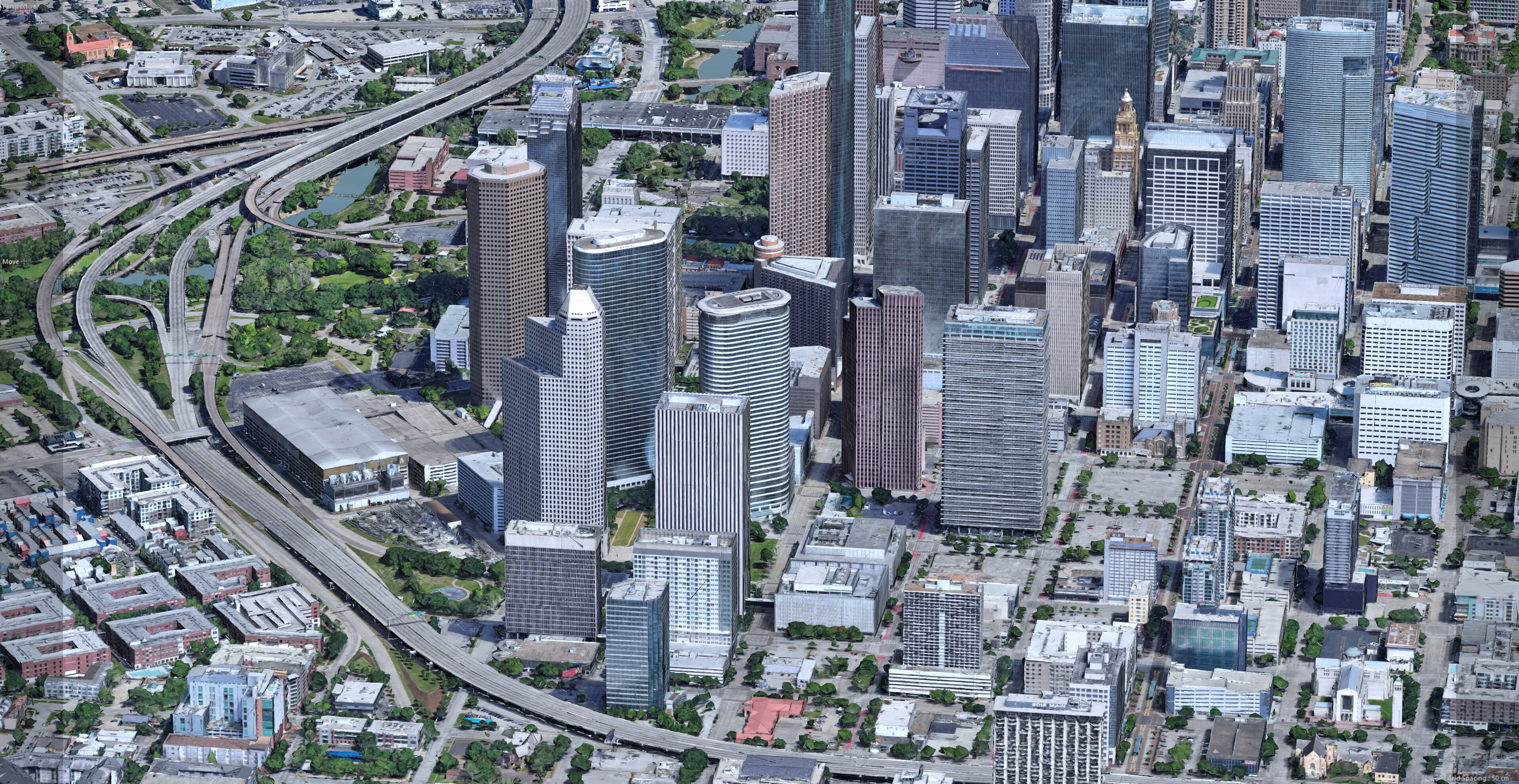 Houston 3D Scan City USA 3D Model 3D Model