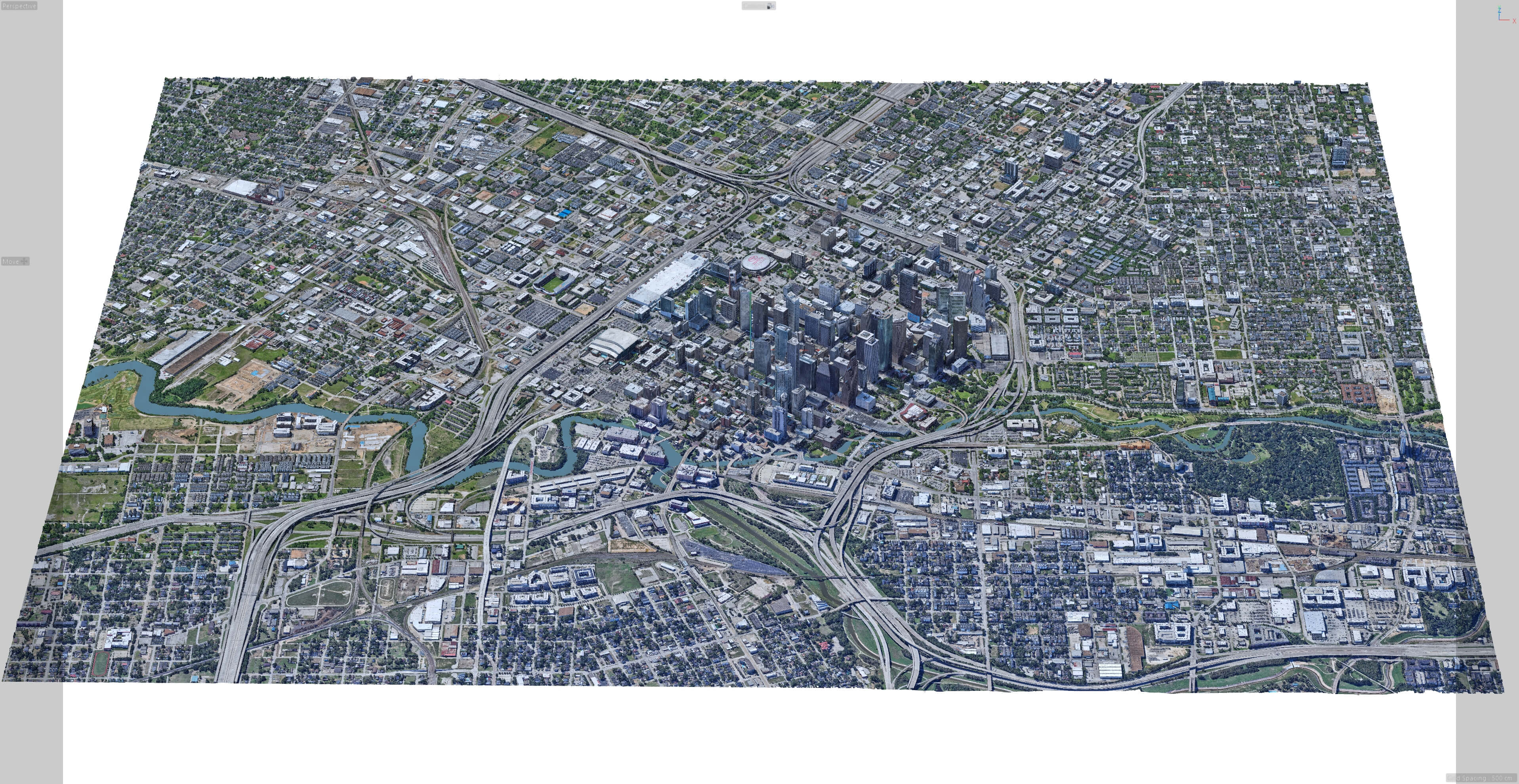 Houston 3D Scan City USA 3D Model 3D Model