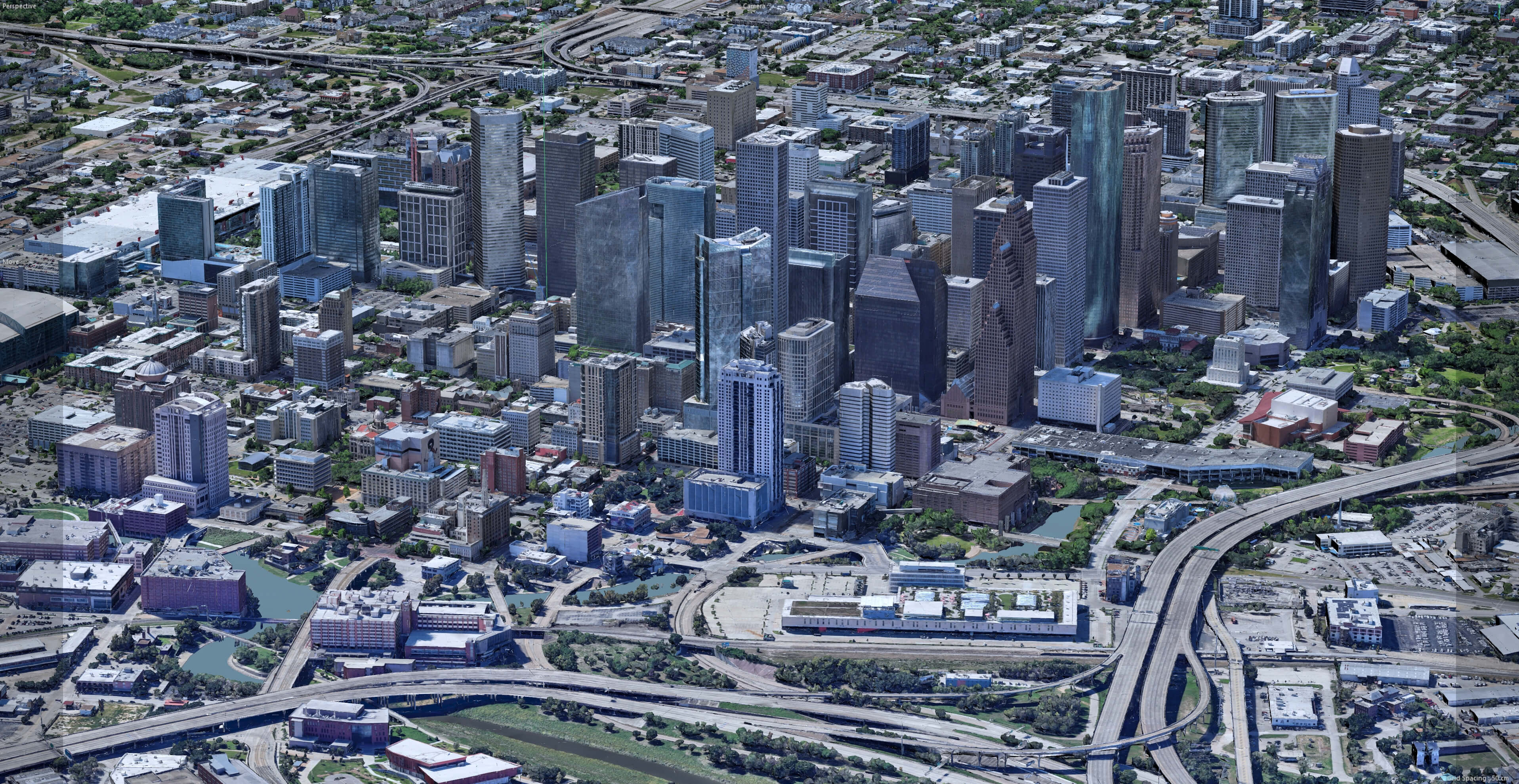 Houston 3D Scan City USA 3D Model 3D Model