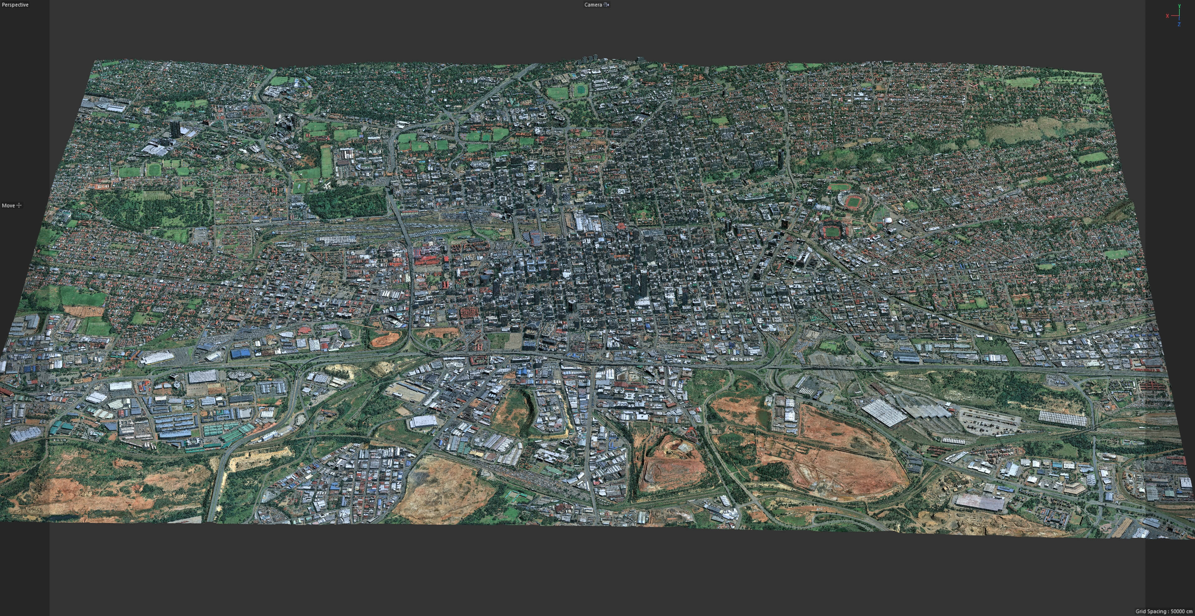 Johannesburg 3D Scan City South Africa 3D Model 3D Model