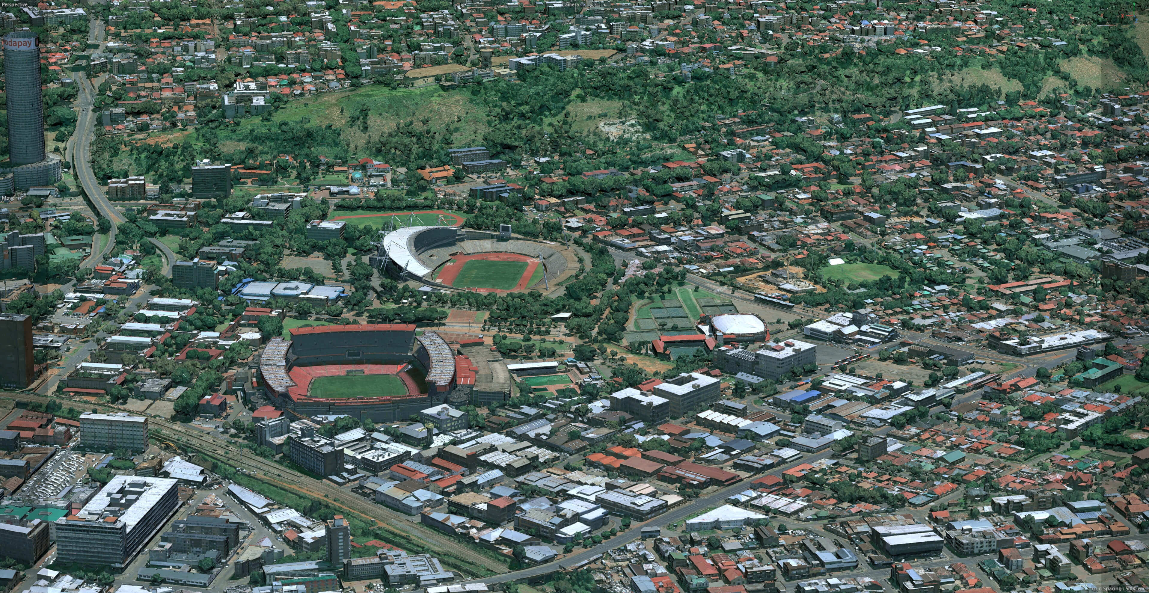 Johannesburg 3D Scan City South Africa 3D Model 3D Model