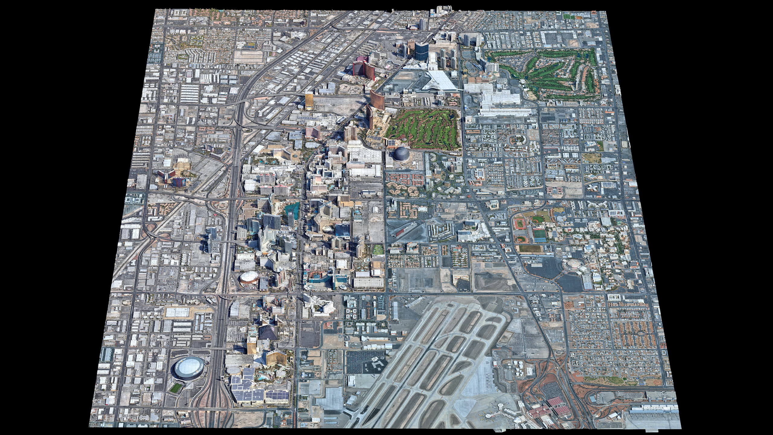 Las Vegas Strip 3D Scan USA 3D Model 3D Model