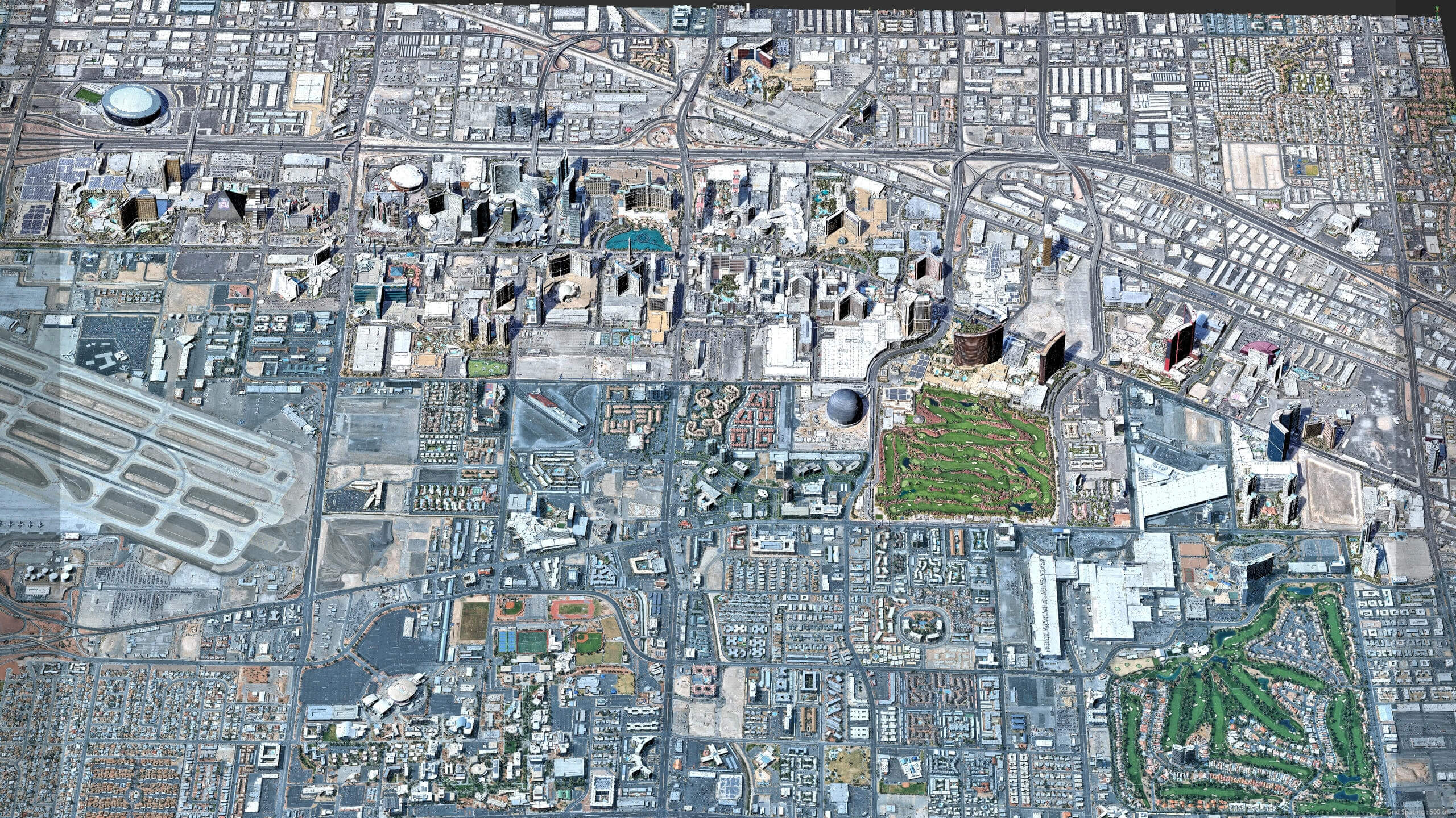 Las Vegas Strip 3D Scan USA 3D Model 3D Model