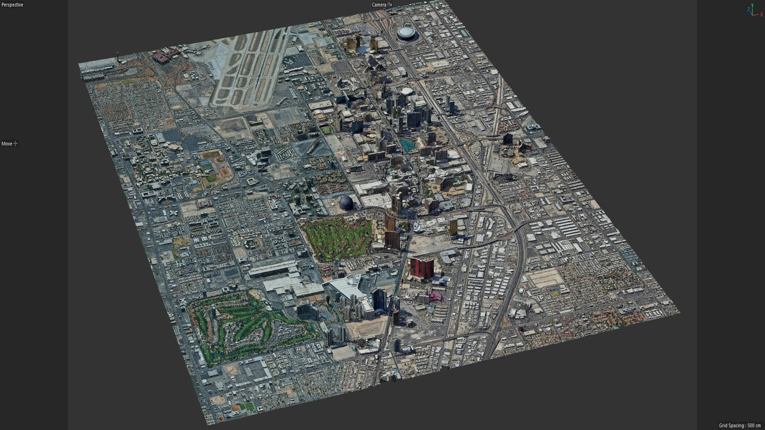 Las Vegas Strip 3D Scan USA 3D Model 3D Model