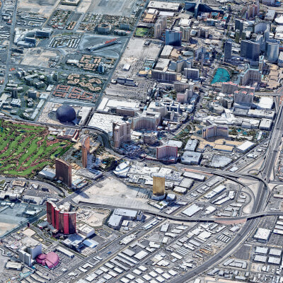 Las Vegas Strip 3D Scan USA 3D Model