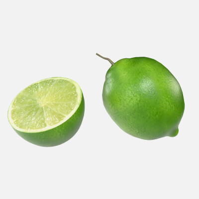 Lime Fruit 3D Model