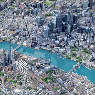 London 3D Scan City 3D Model