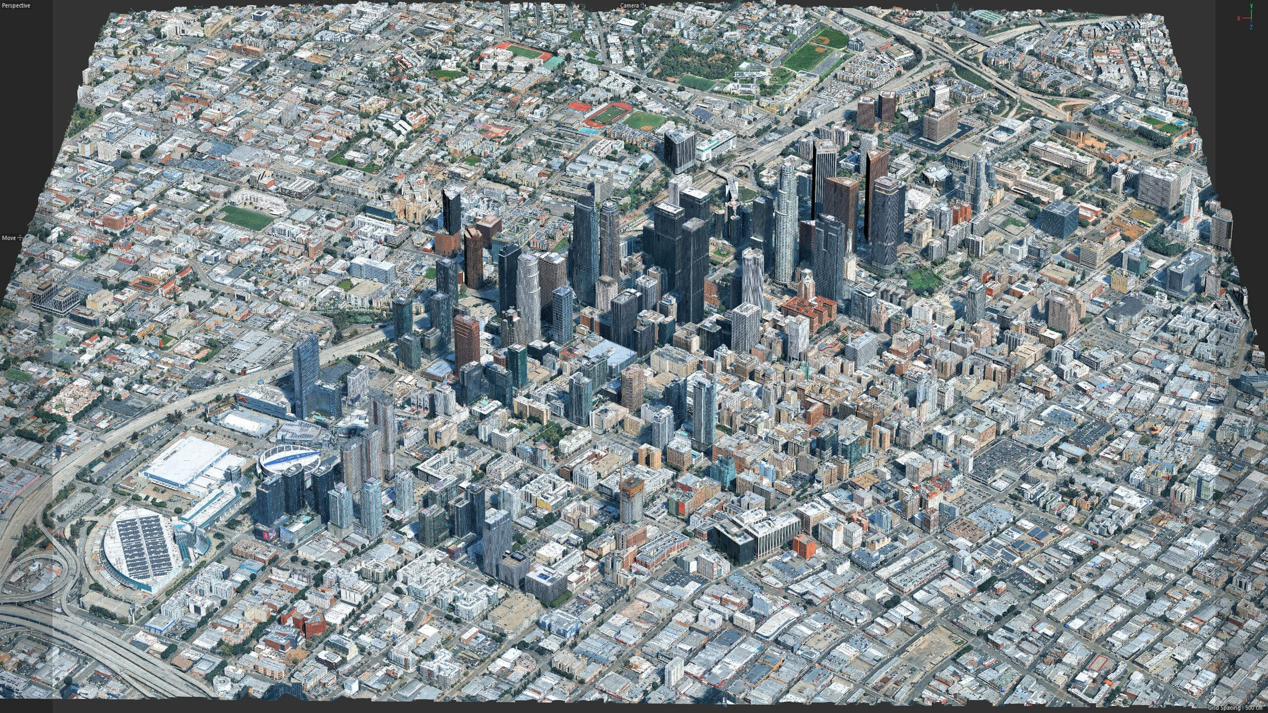 Los Angeles City 3D Scan USA 3D Model 3D Model