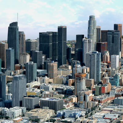 Los Angeles City 3D Scan USA 3D Model