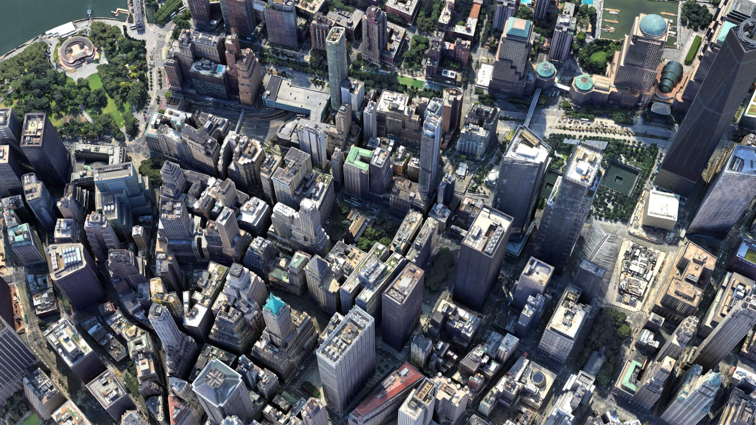 Lower Manhattan City Low-Poly 3D Model 3D Model