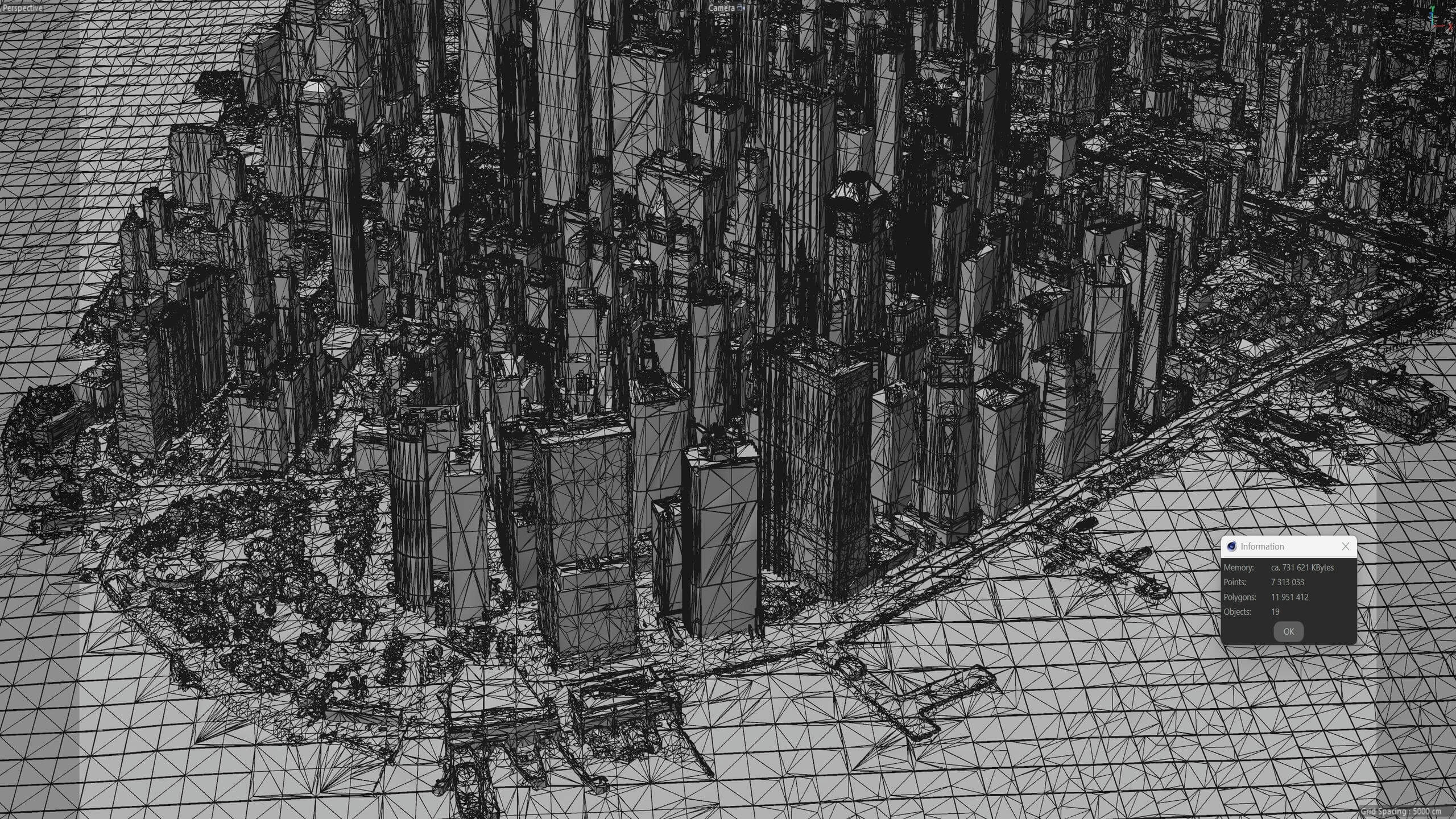 Lower Manhattan City Low-Poly 3D Model 3D Model