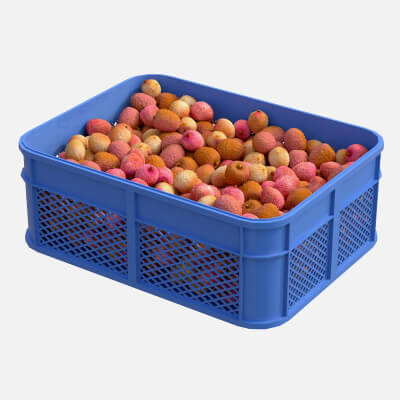 Lychee Plastic Crate