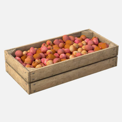 Lychee Wooden Crate