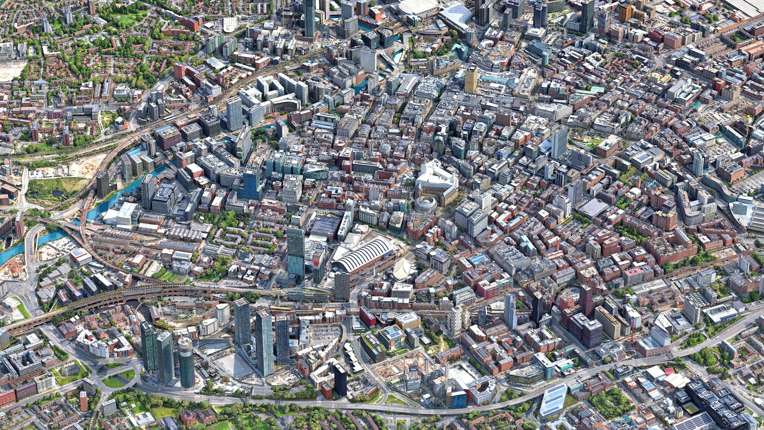 Manchester 3D Scan City England 3D Model 3D Model