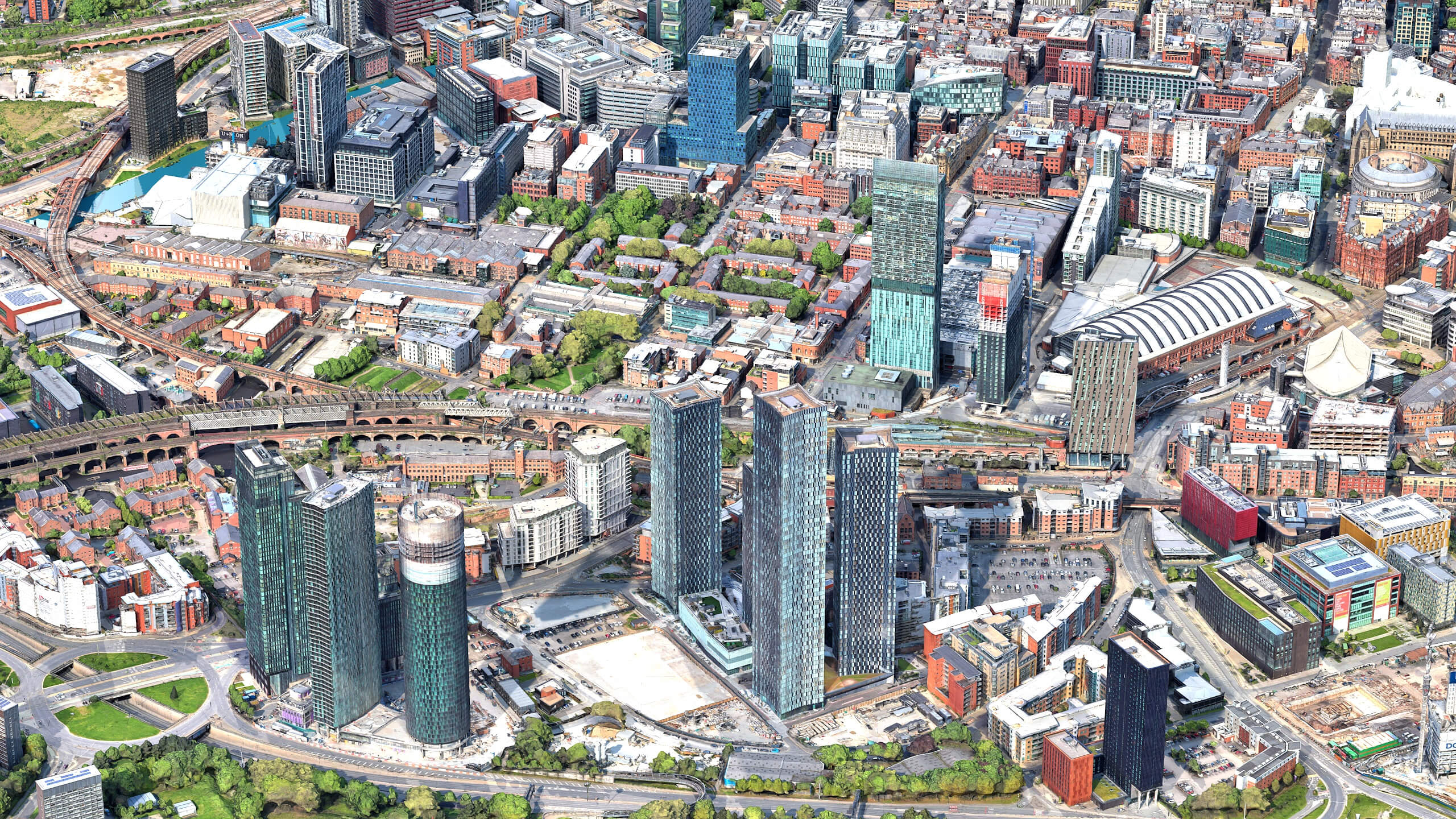 Manchester 3D Scan City England 3D Model 3D Model