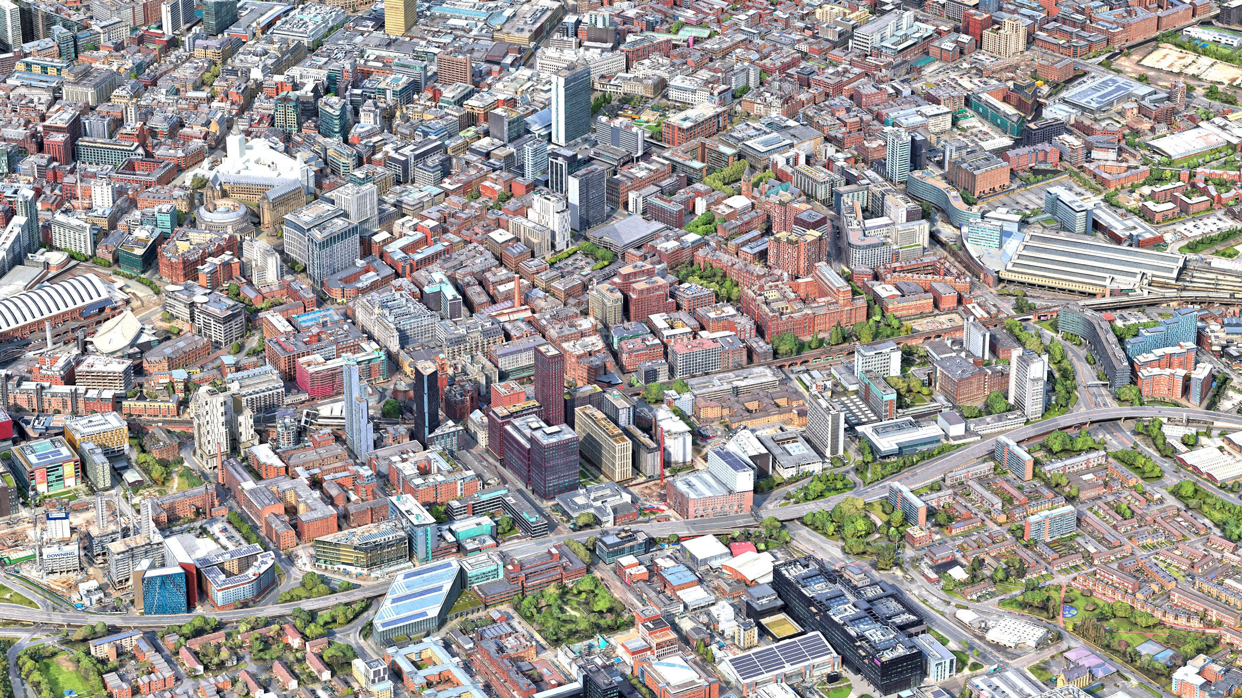 Manchester 3D Scan City England 3D Model 3D Model