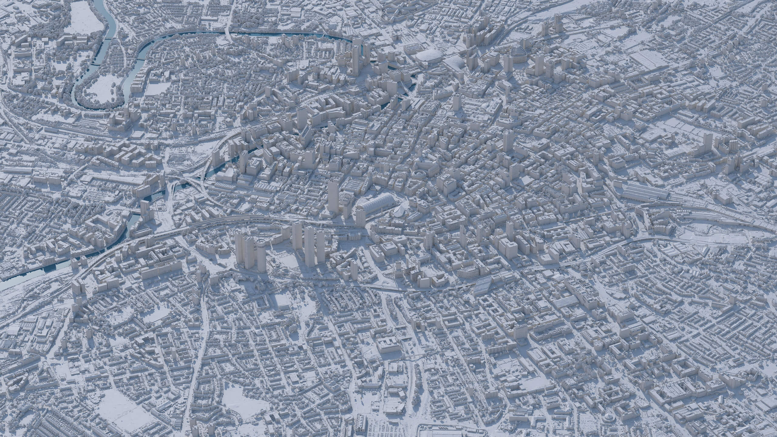Manchester 3D Scan City England 3D Model 3D Model