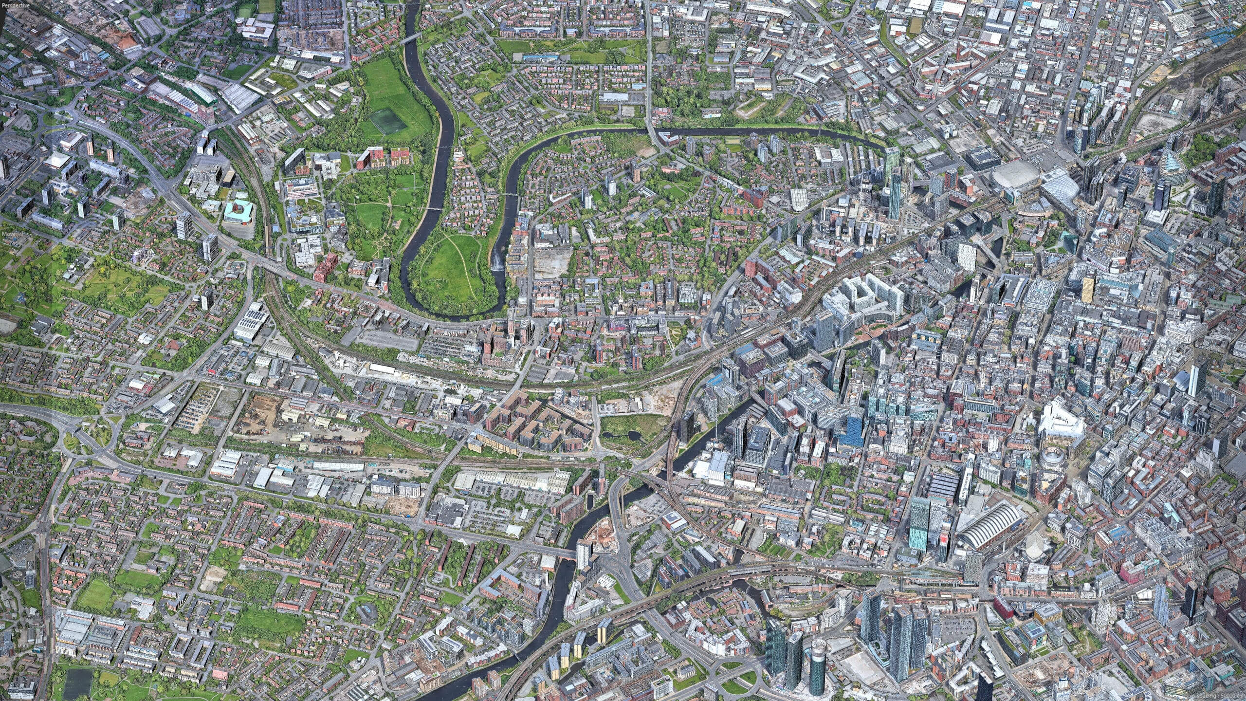 Manchester 3D Scan City England 3D Model 3D Model