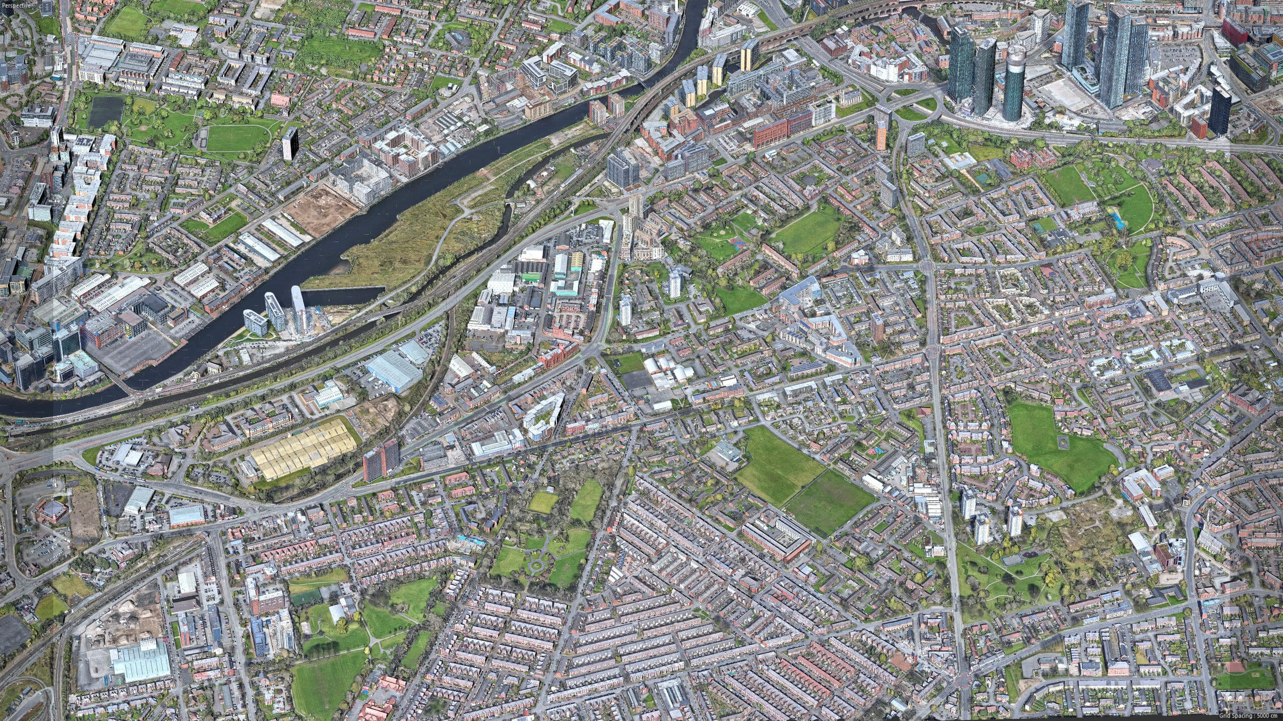Manchester 3D Scan City England 3D Model 3D Model