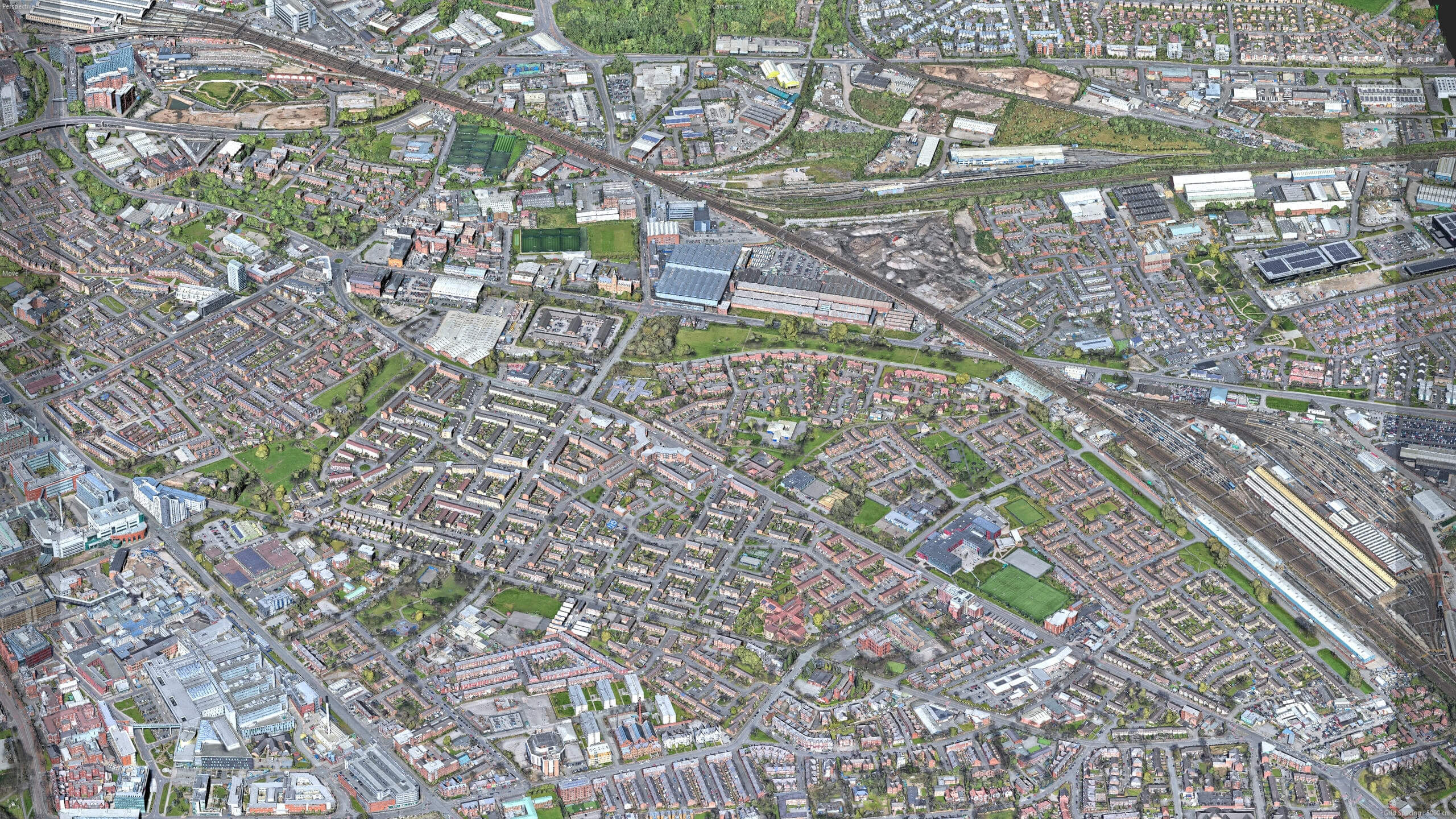 Manchester 3D Scan City England 3D Model 3D Model