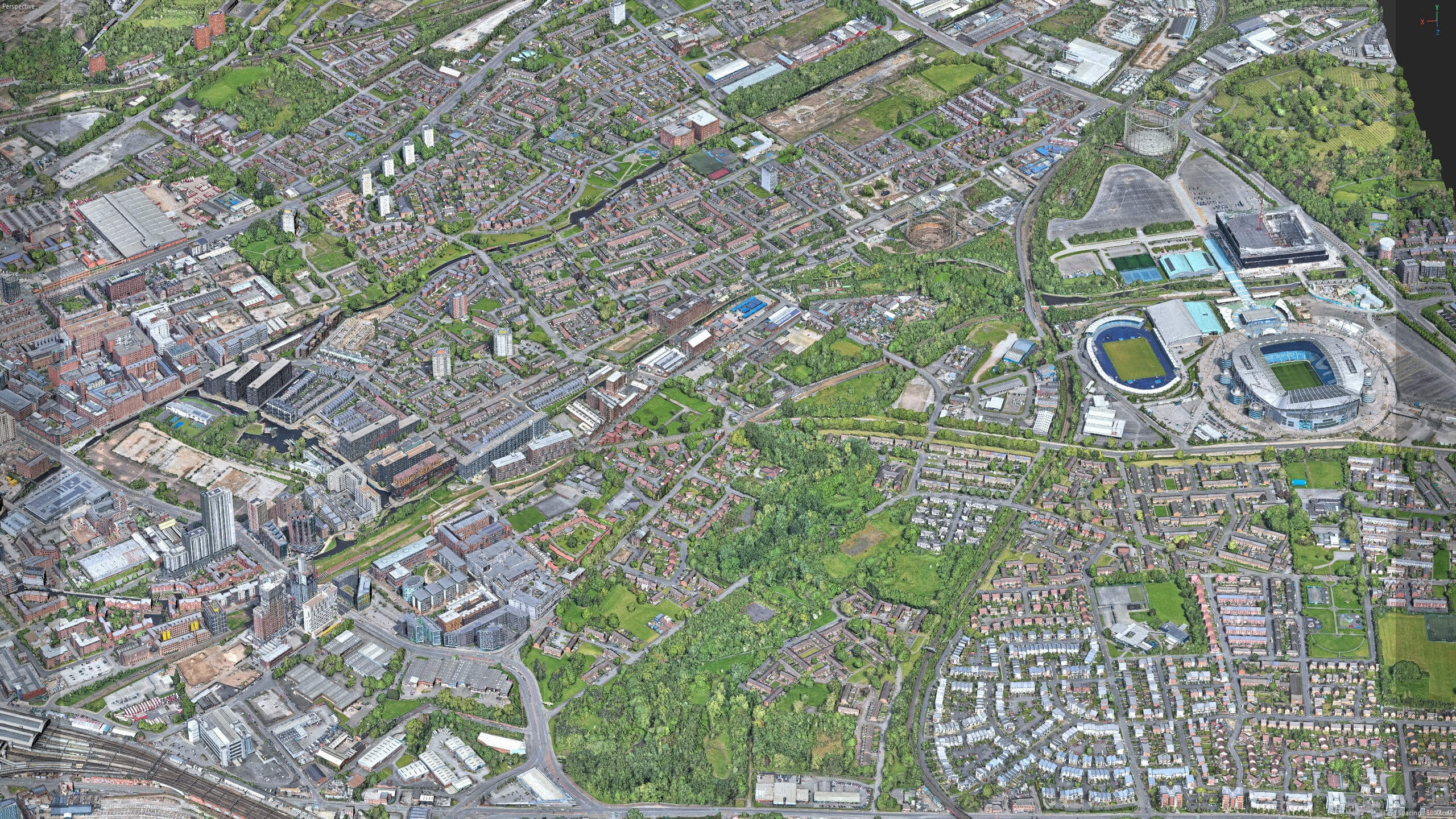 Manchester 3D Scan City England 3D Model 3D Model