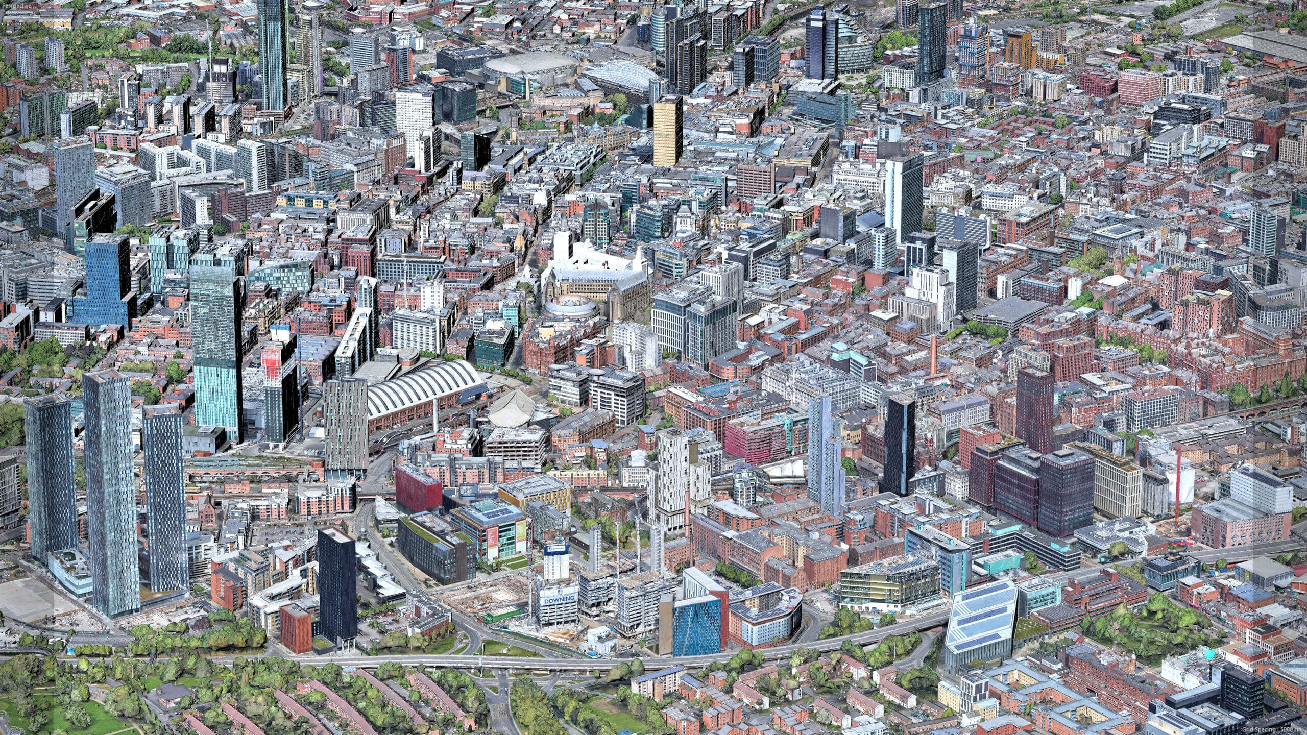 Manchester 3D Scan City England 3D Model 3D Model